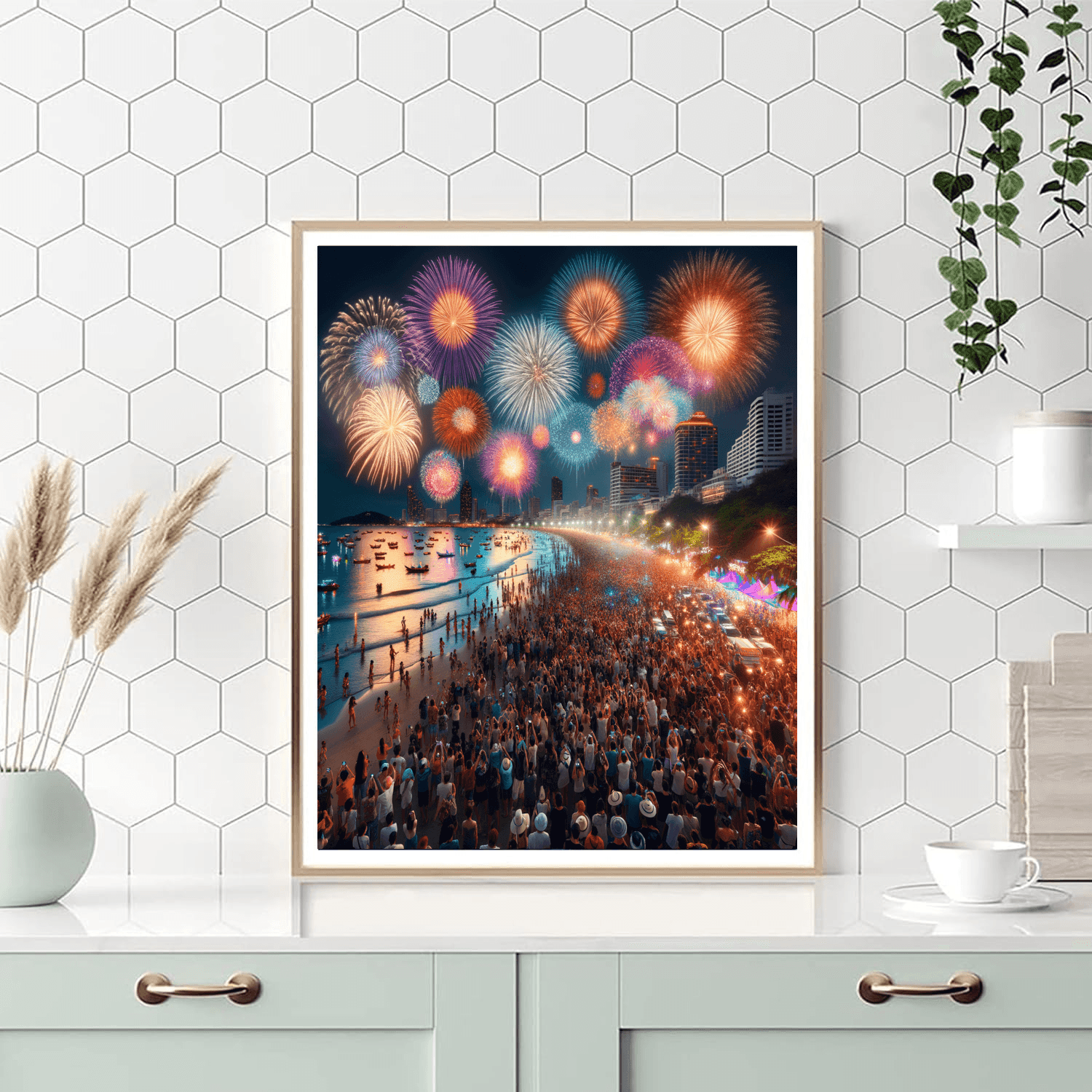 Pattaya International Fireworks Festival - Thailand Paint By Number