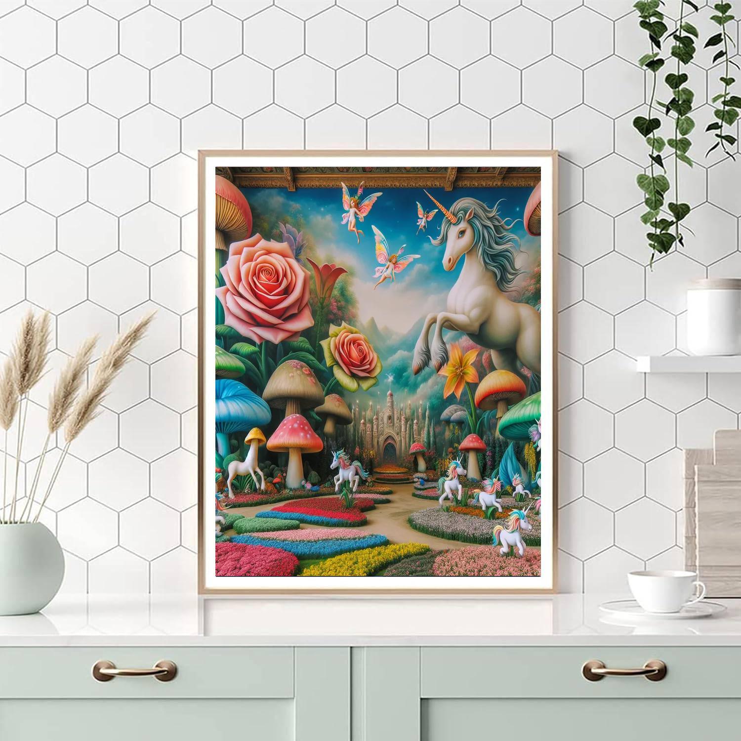 Fantasy Garden Wonder Paint By Number