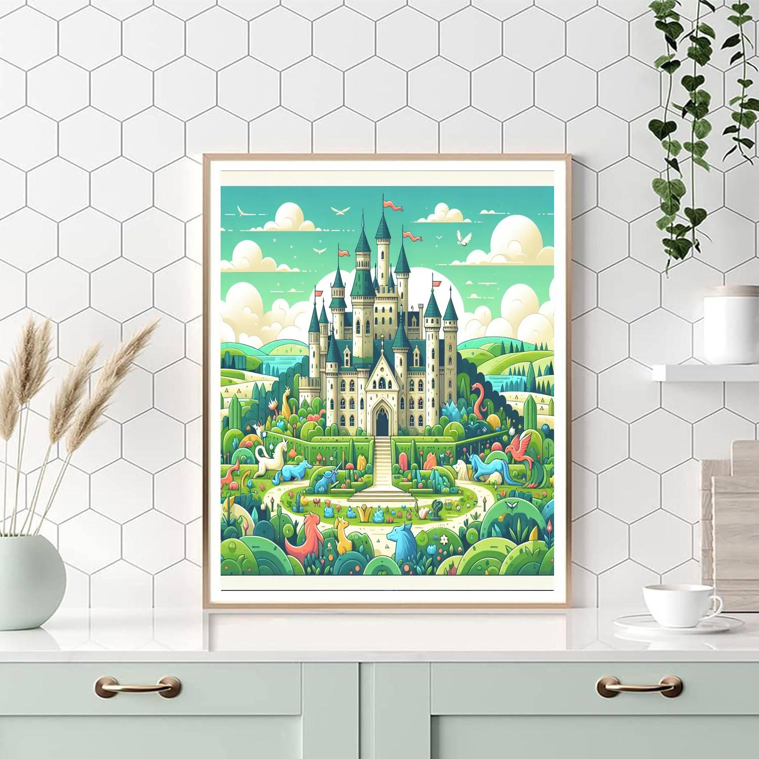 Castle Of Dreams Quest DIY Paint By Numbers