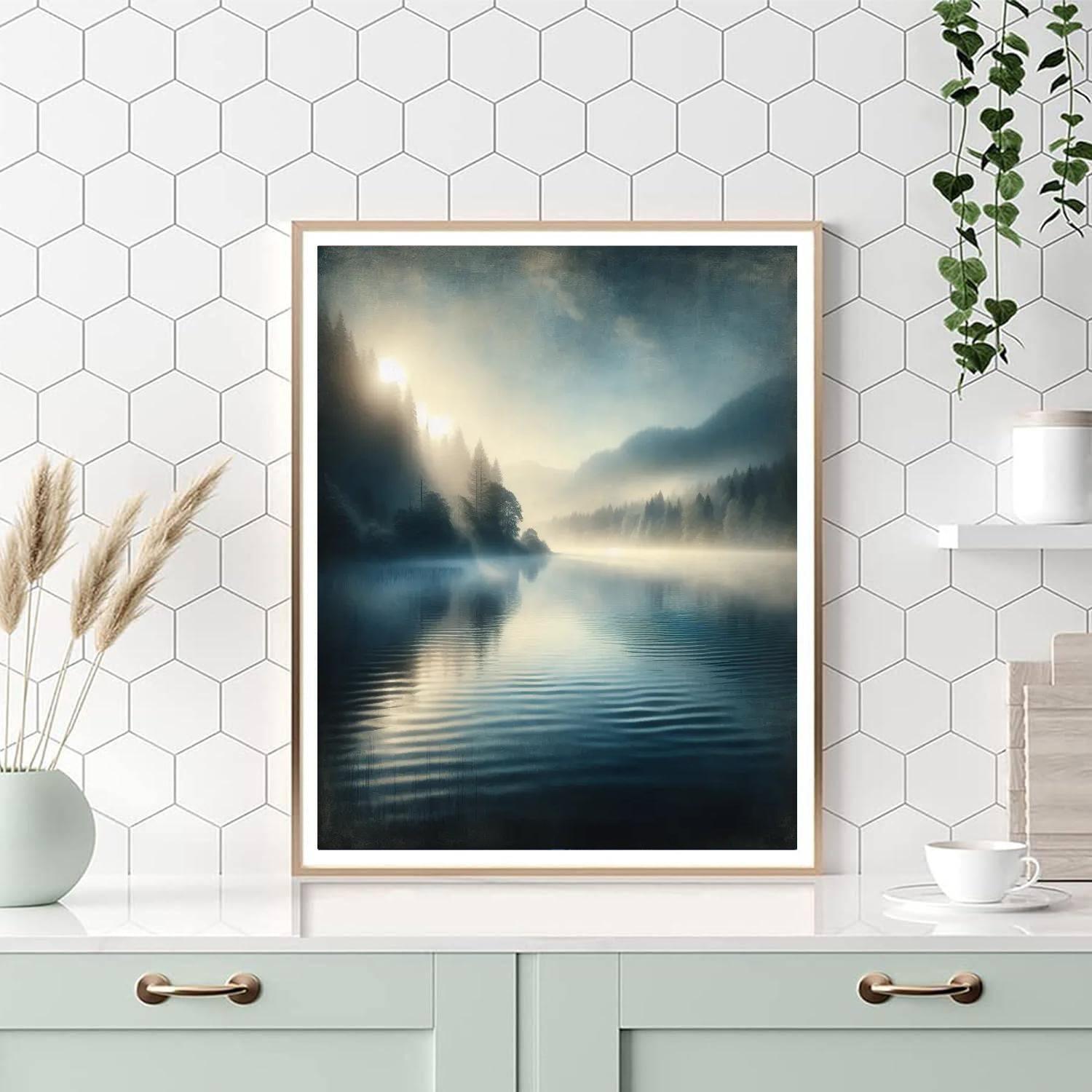 Mystic Lake Illusions Paint By Numbers