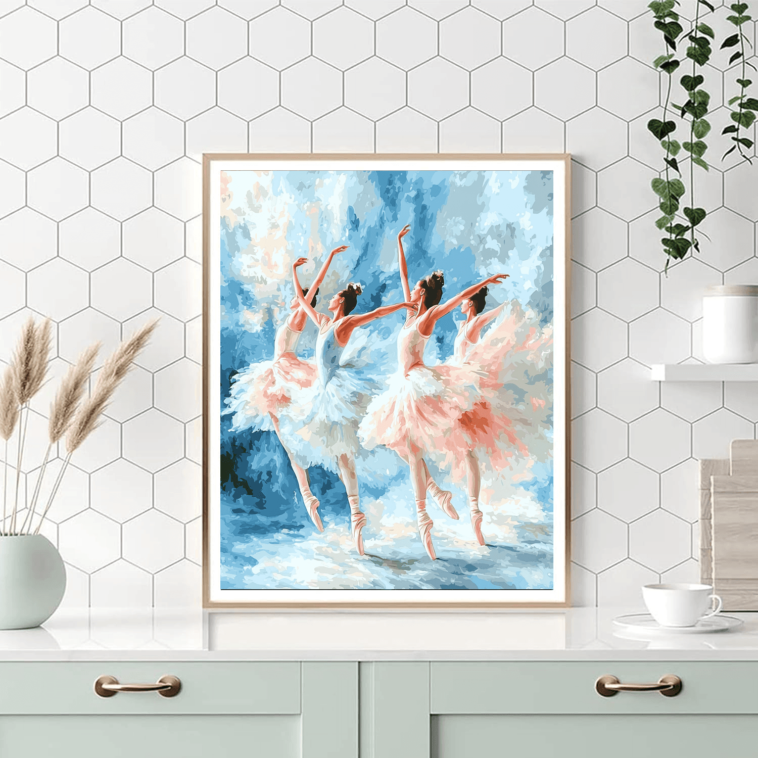 Degas Inspired Ethereal Ballet - DIY Painting By Numbers Kit