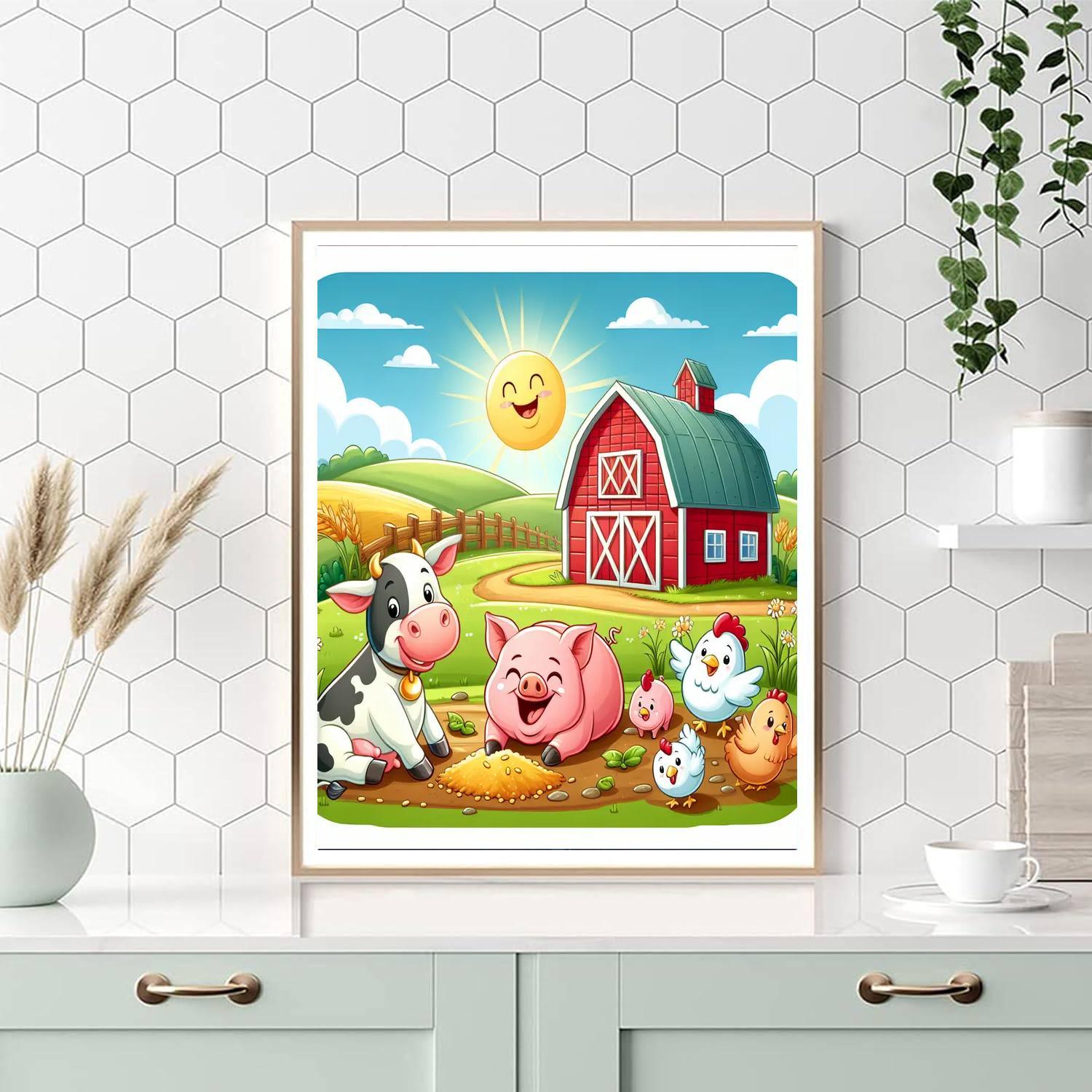 Happy Farm Adventures DIY Paint By Numbers