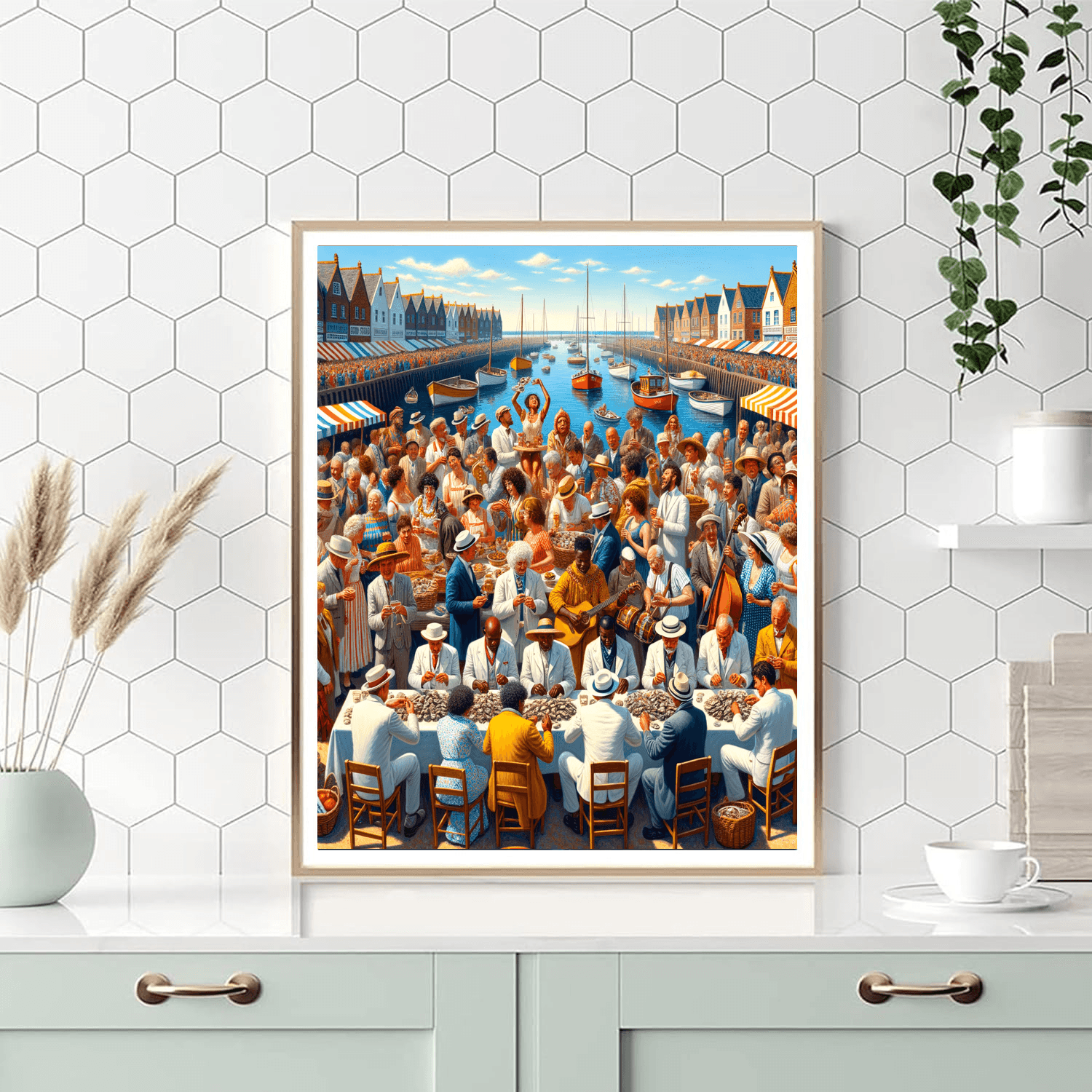 Whitstable Oyster Festival - England Numbered Painting Kits