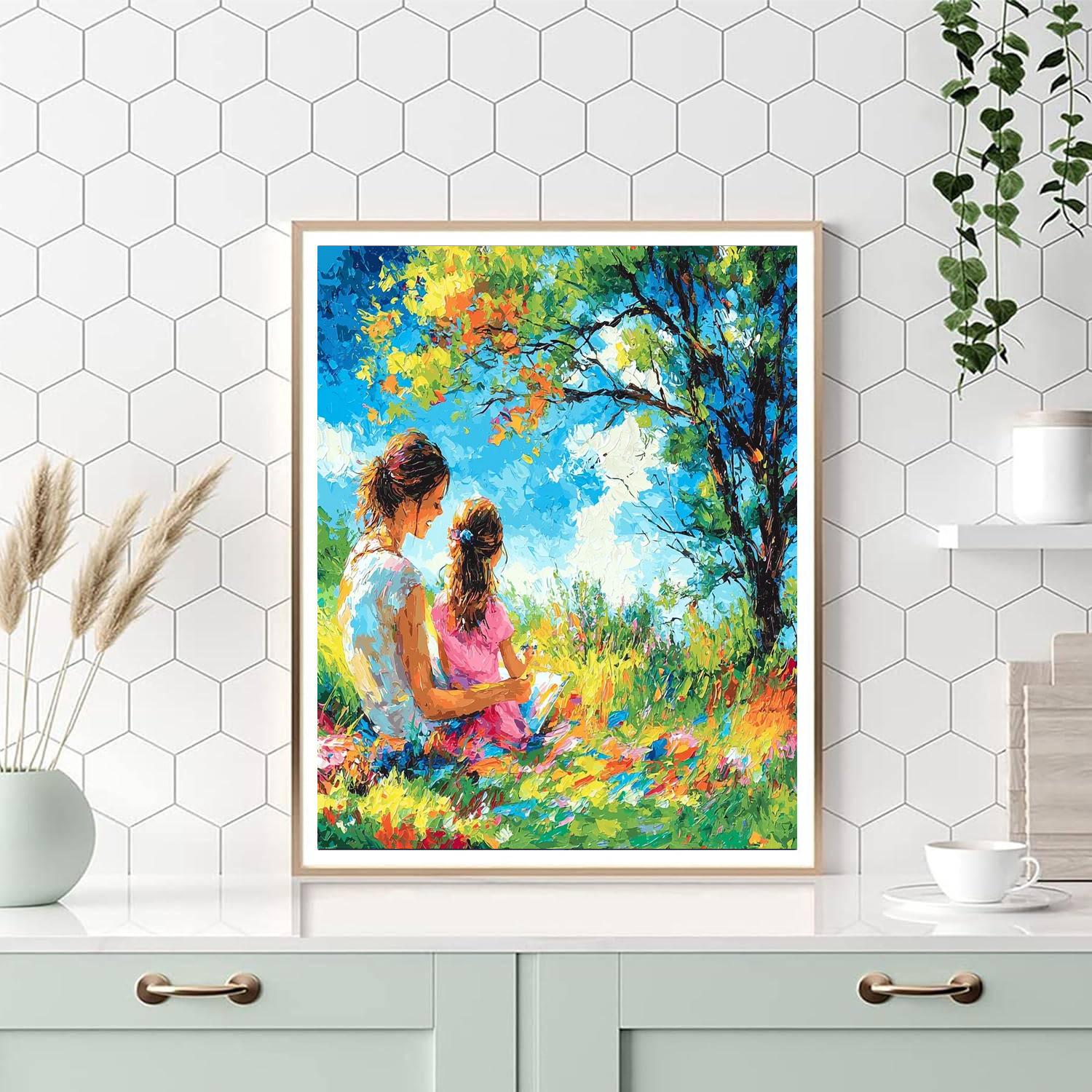 Together We Shine Painting Number Kit