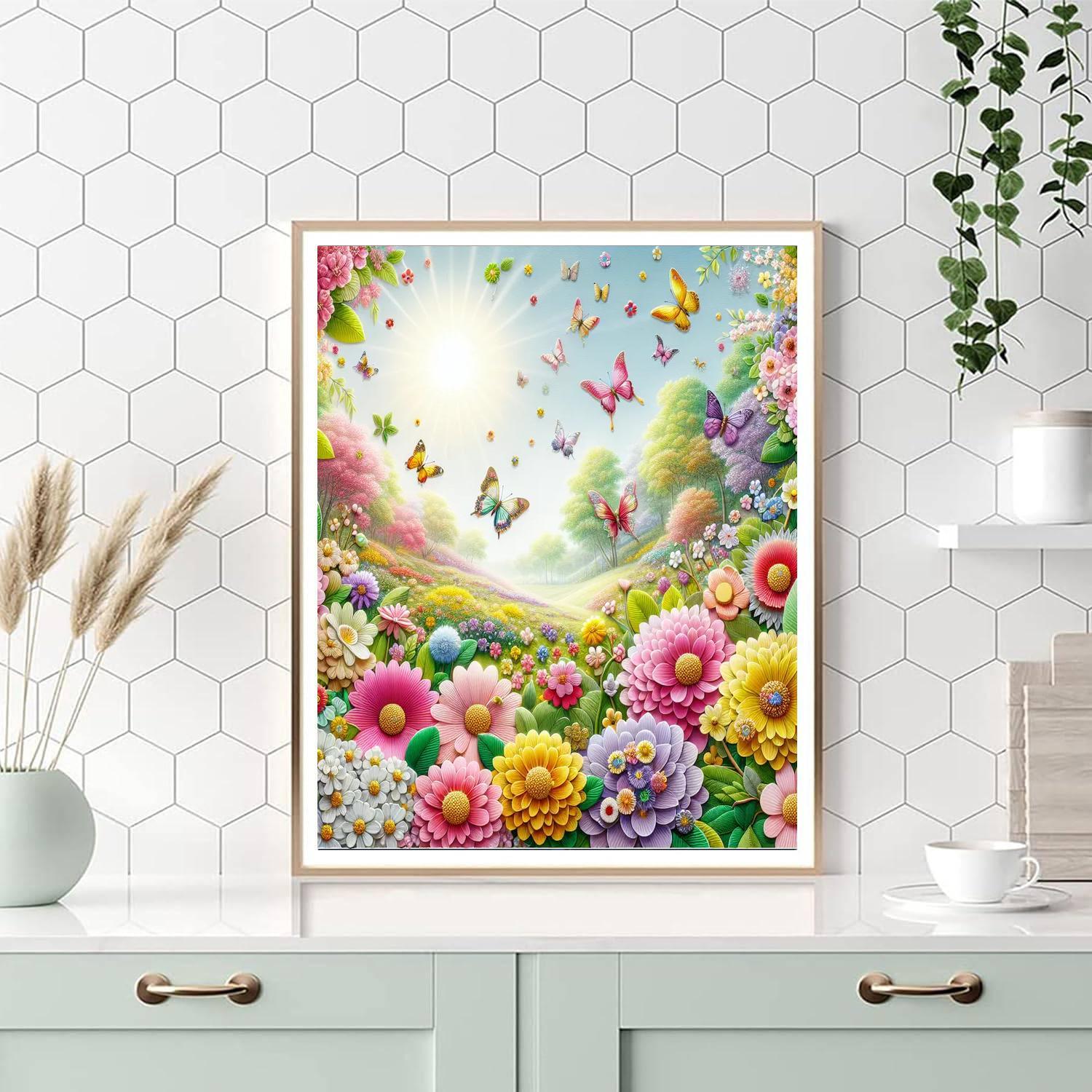 Dreamy Garden Party Painting By Numbers Kit