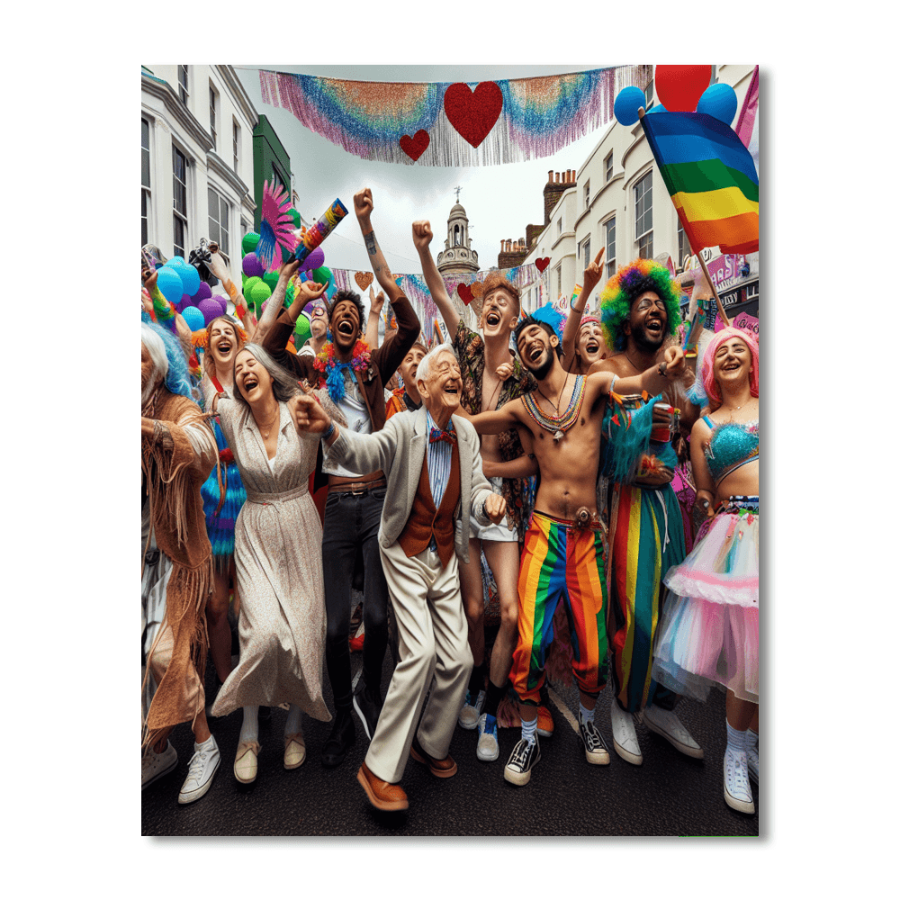 Brighton Pride DIY Paint By Numbers