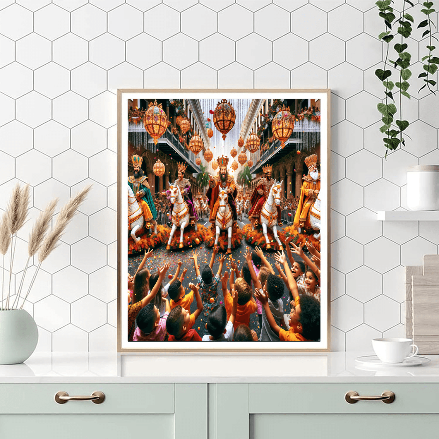 Day Of The Kings Parade - Puerto Rico Paint By Number