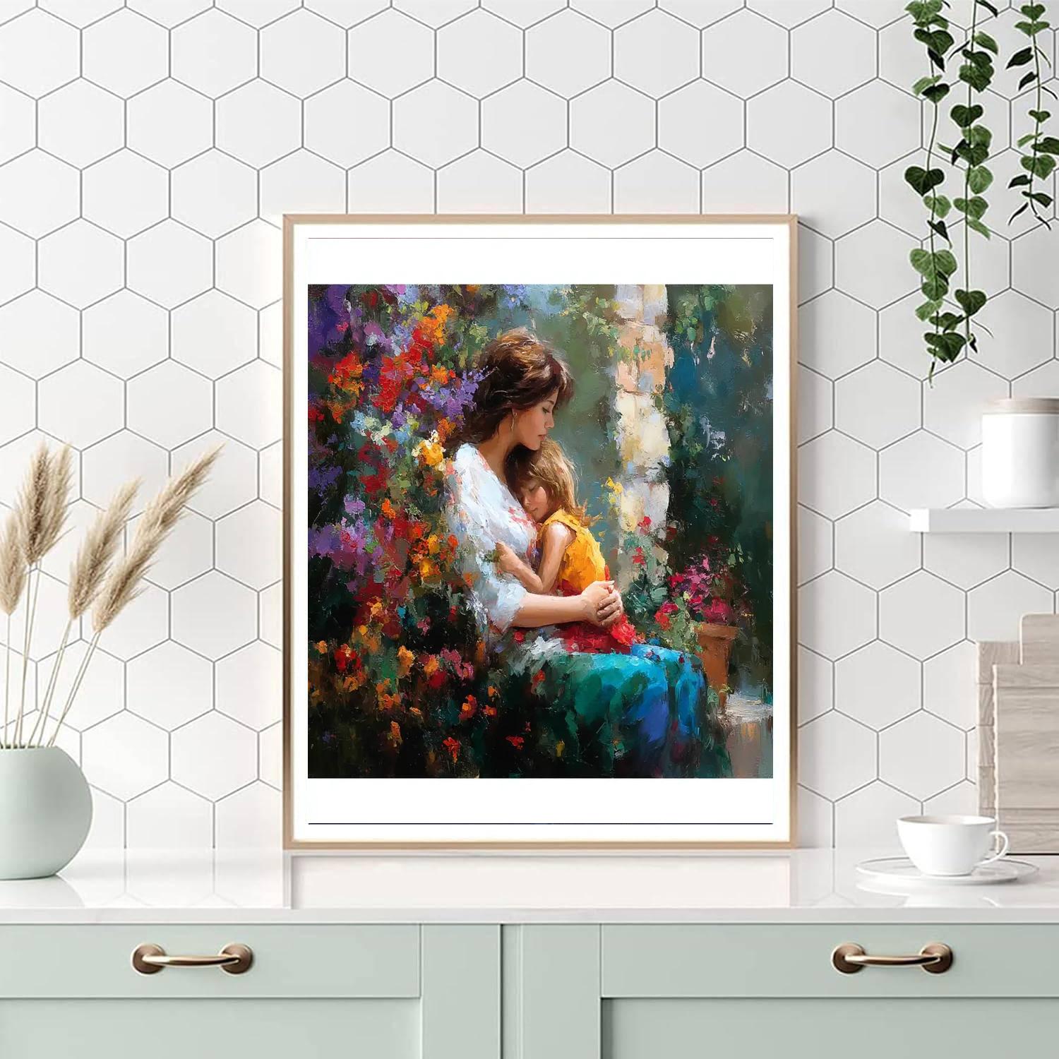 A Cuddle In The Garden Paint By Color