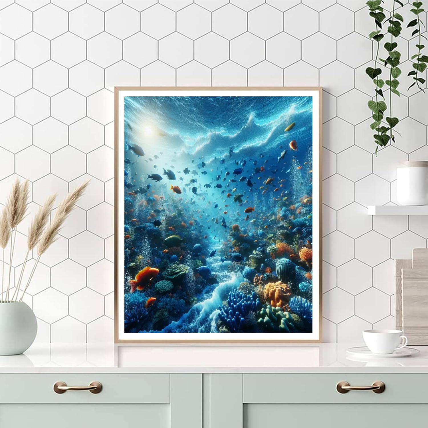 Aquatic Serenity Numbered Painting Kits