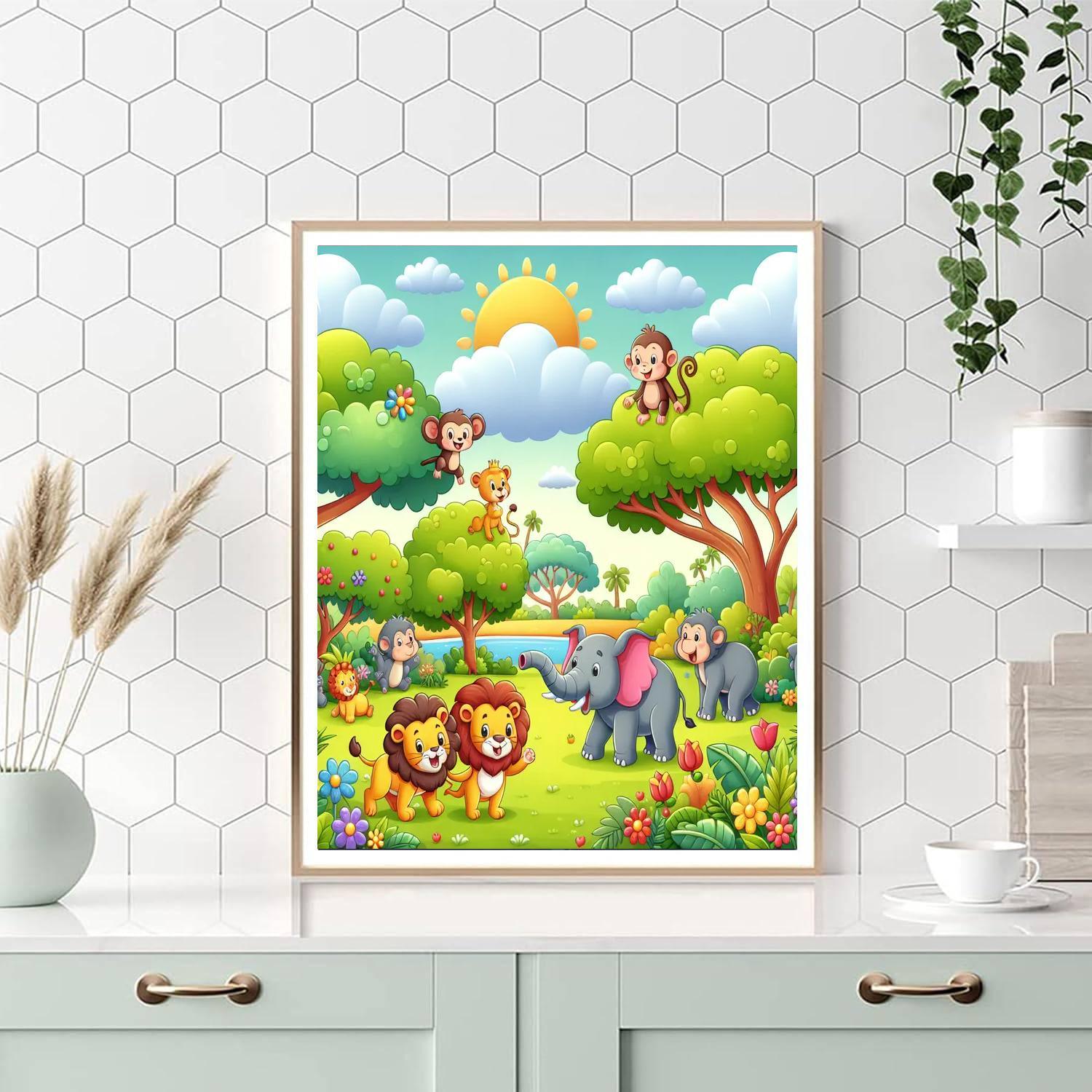 Animal Kingdom Quest Paint By Numbers
