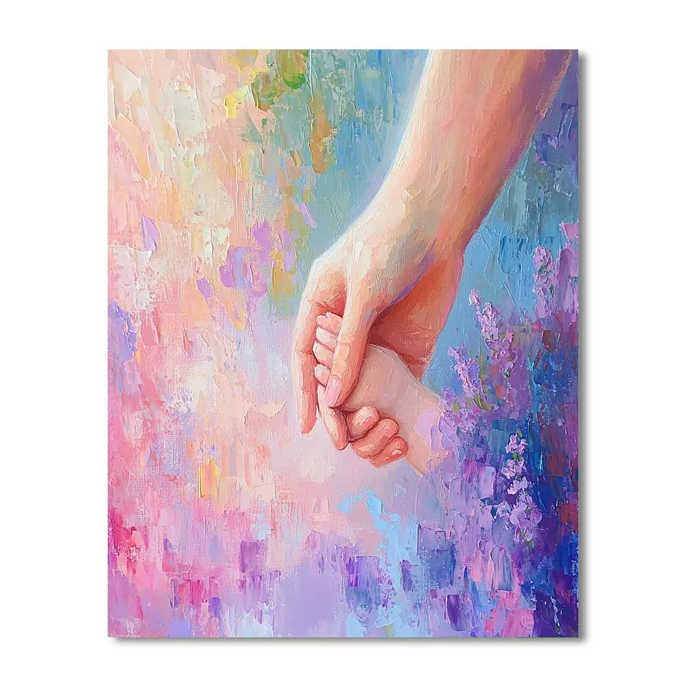 A Mother's Gentle Hand Numbered Painting Kits