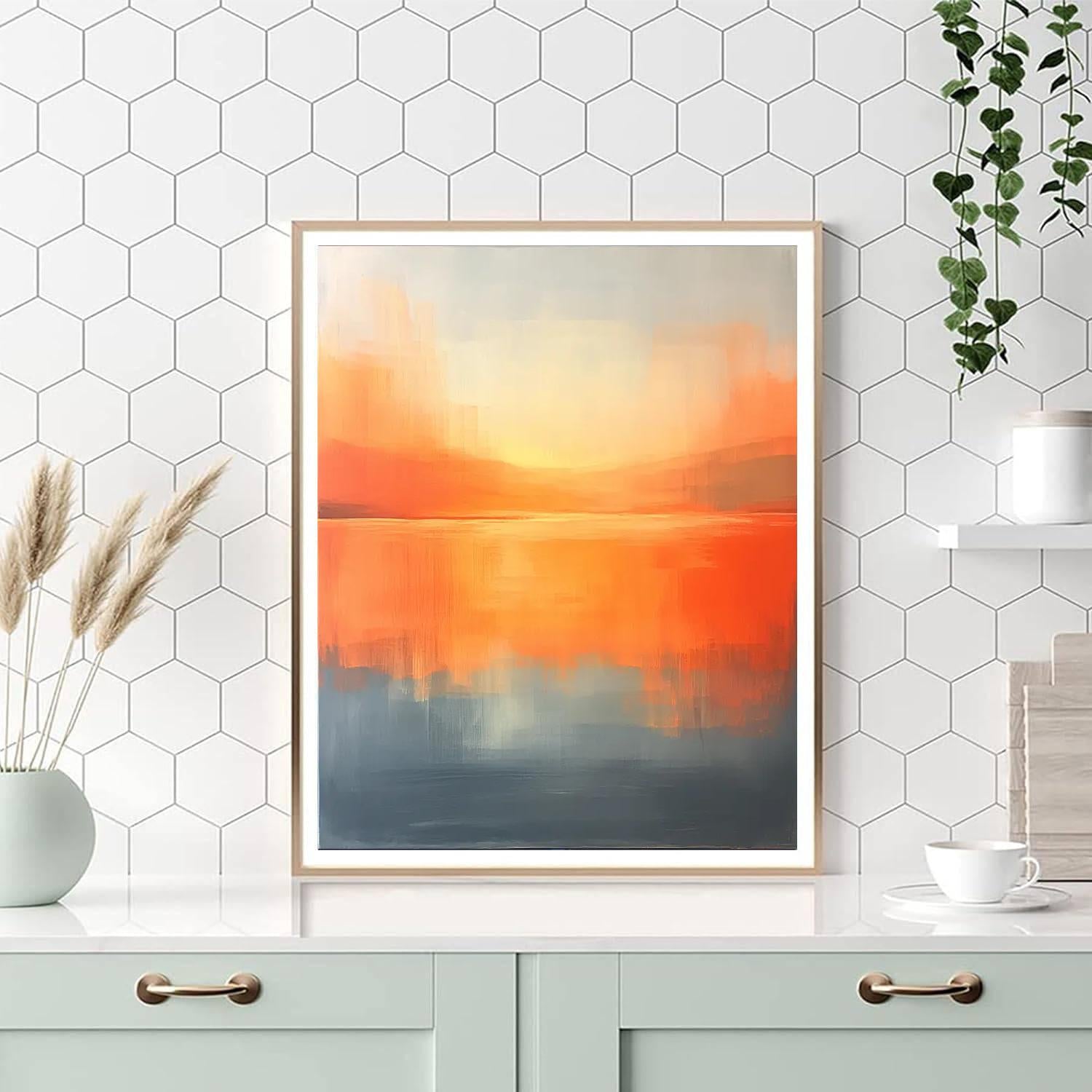 Mark Rothko Inspired Embers Of Reflection  Paint By Numbers