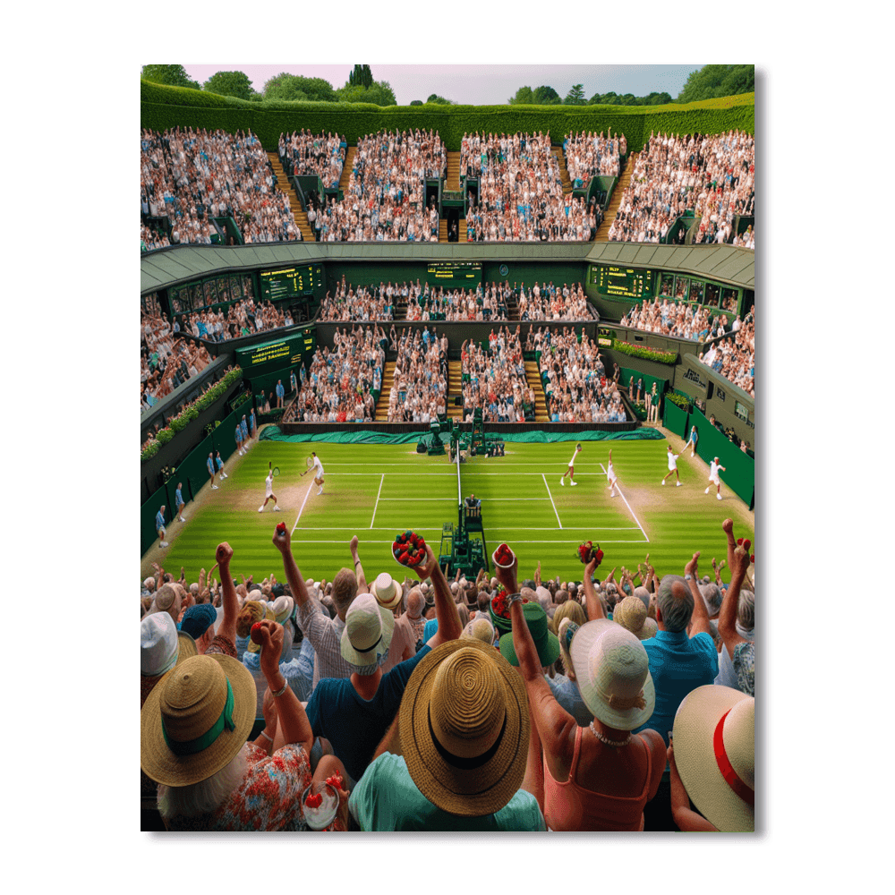 Wimbledon Tennis Championships Paint By Number
