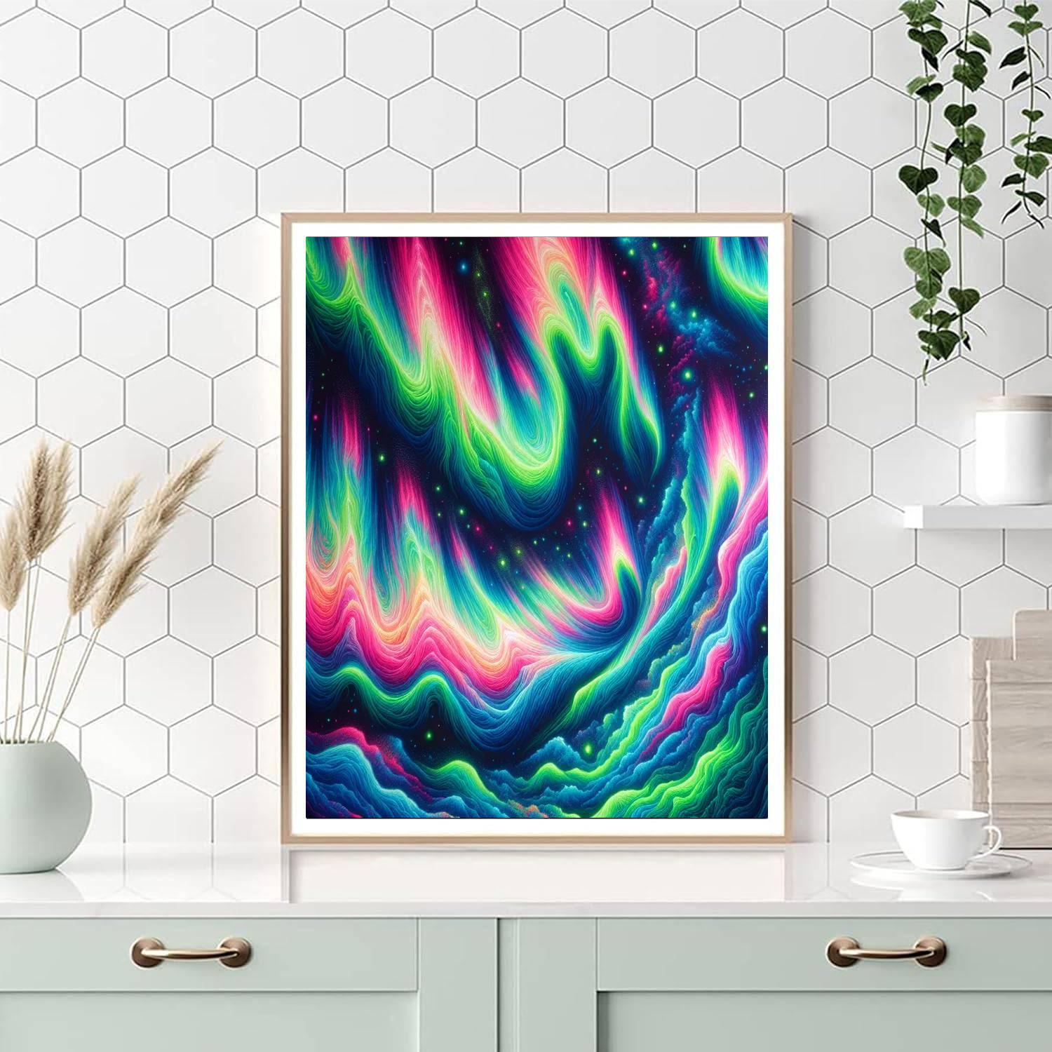 Majestic Aurora Tapestry Paint By Number