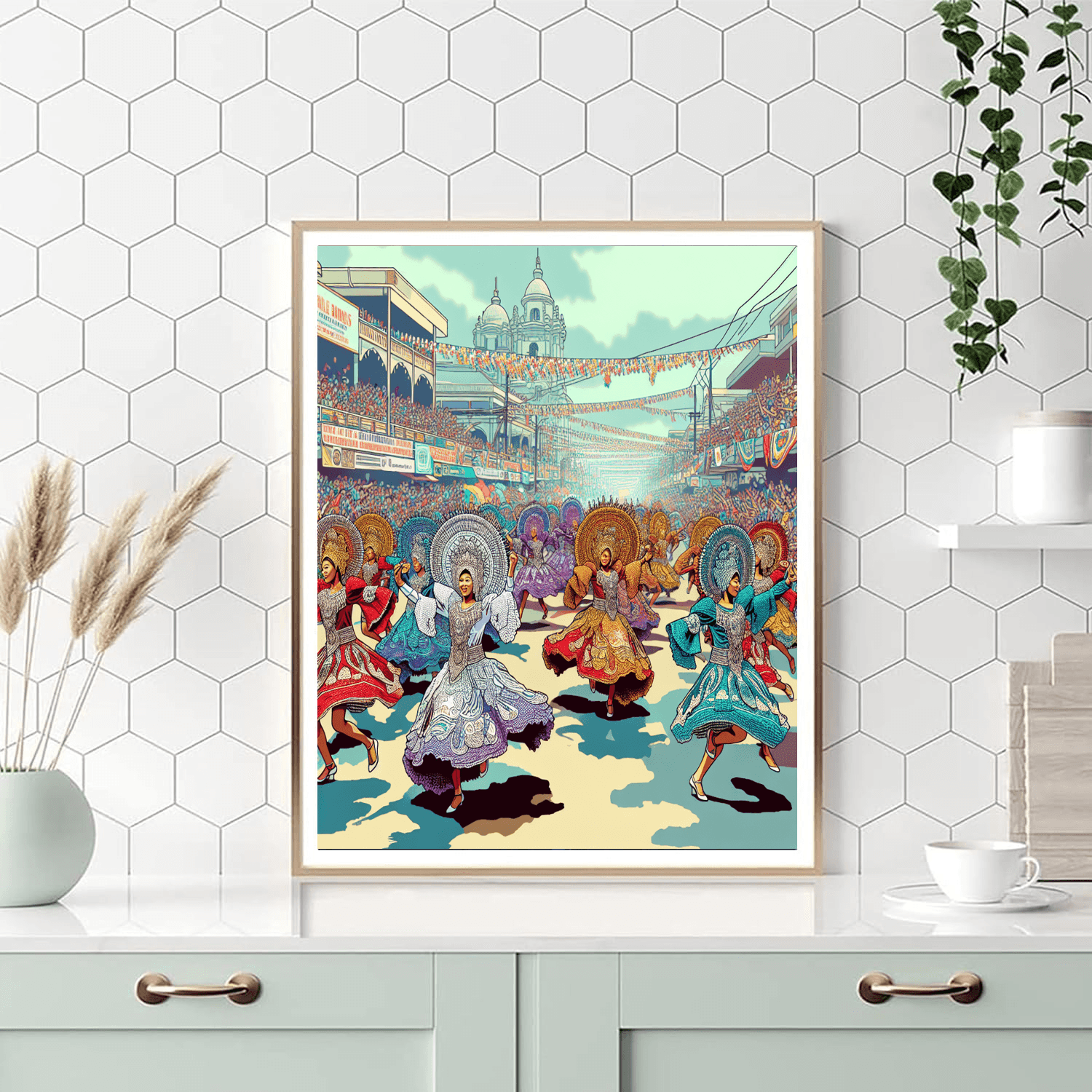 Sinulog Festival - Philippines Number Painting