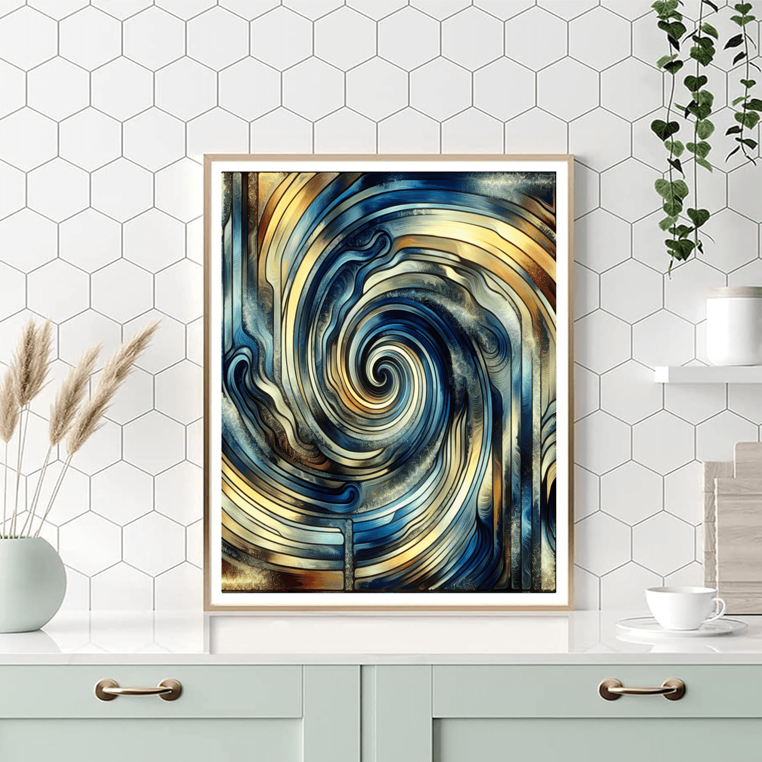 Sublime Abstract Reflections Painting By Numbers Kit