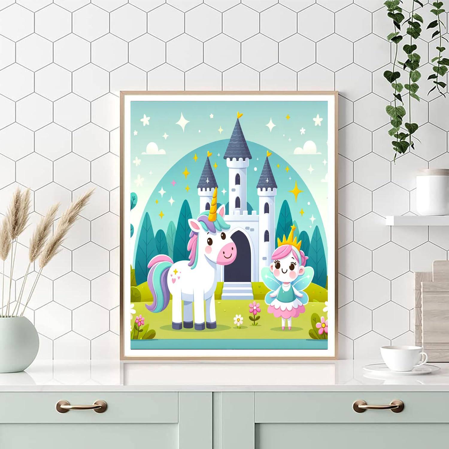 Friendly Fairy Tale Land DIY Paint By Numbers