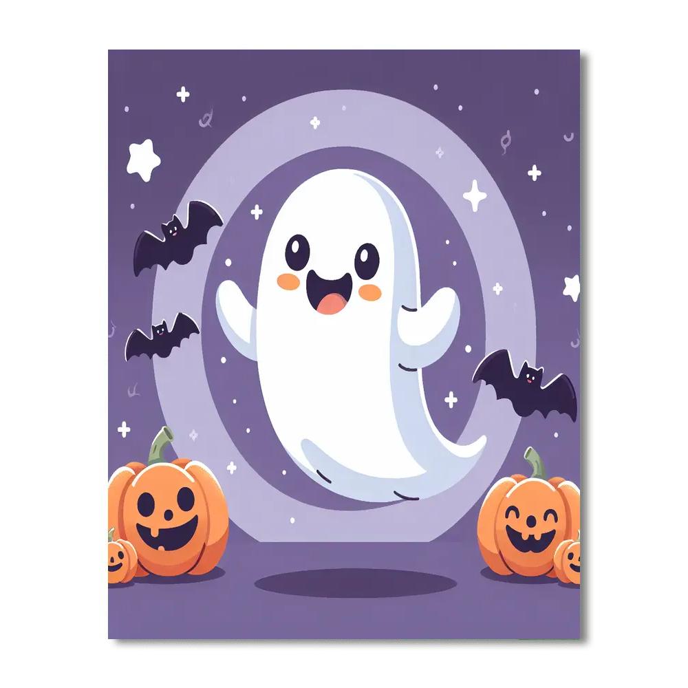 Kooky Ghost Paint By Numbers Kits