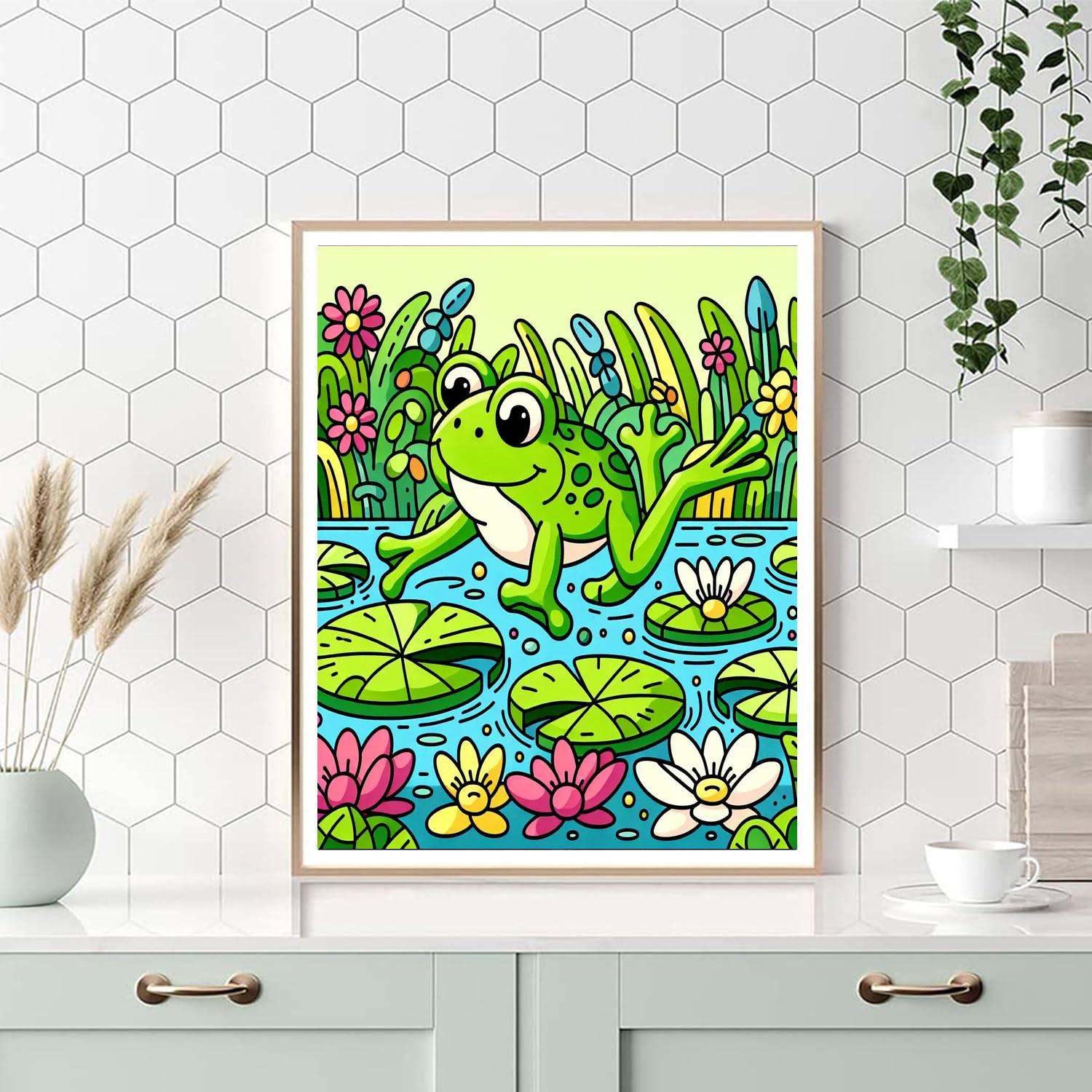 Dancing Frog Paint By Numbers Kits