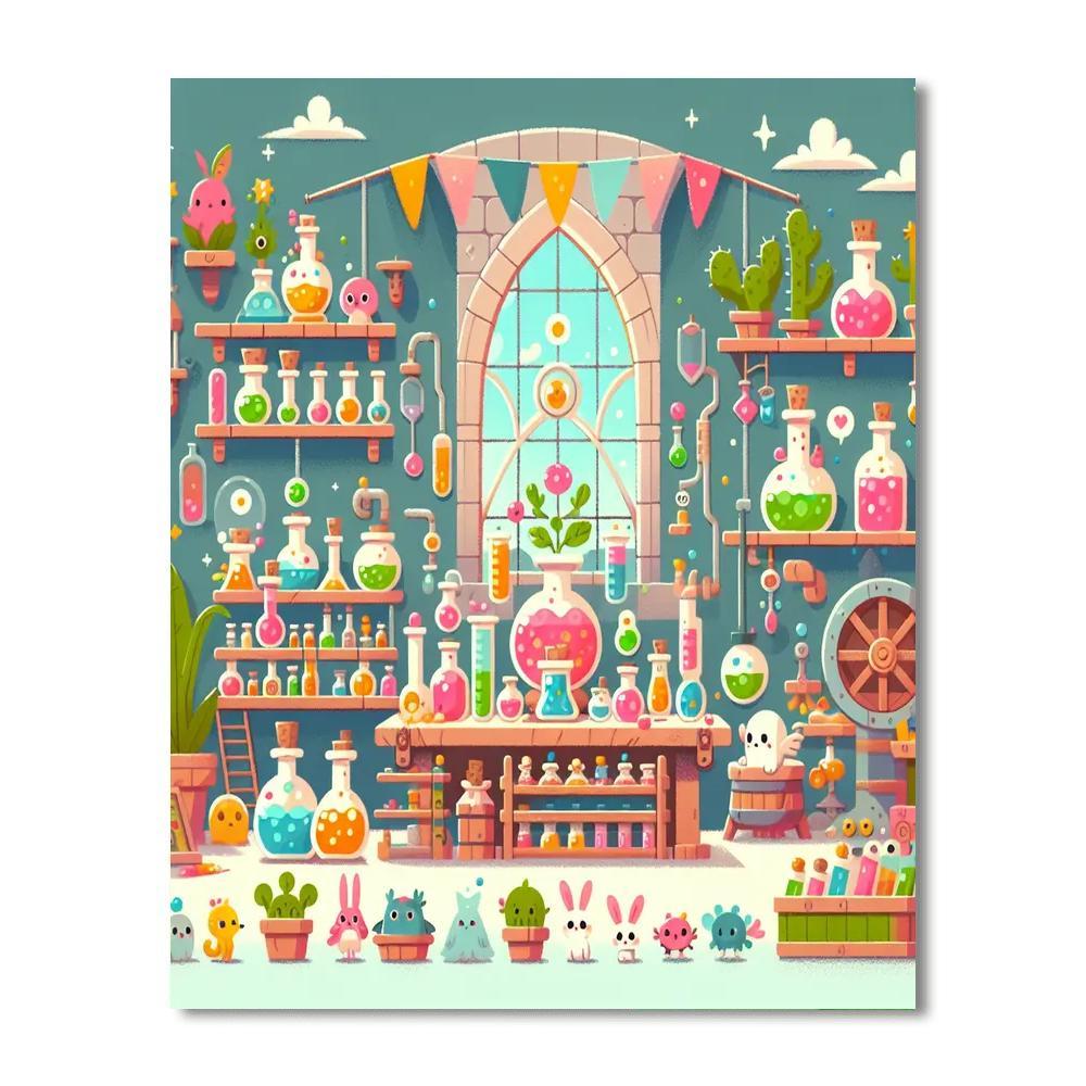 Magical Potion Makers Paint By Number