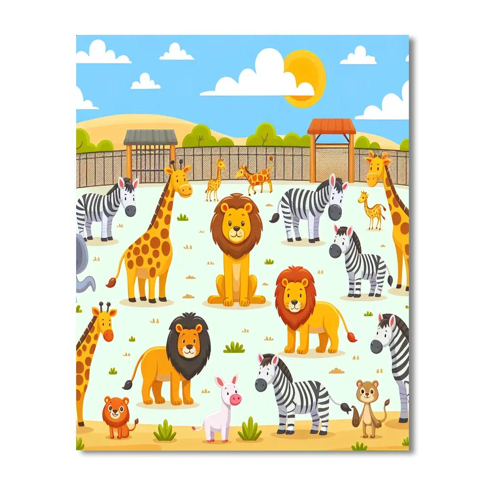 Zoo Zest Paint By Numbers