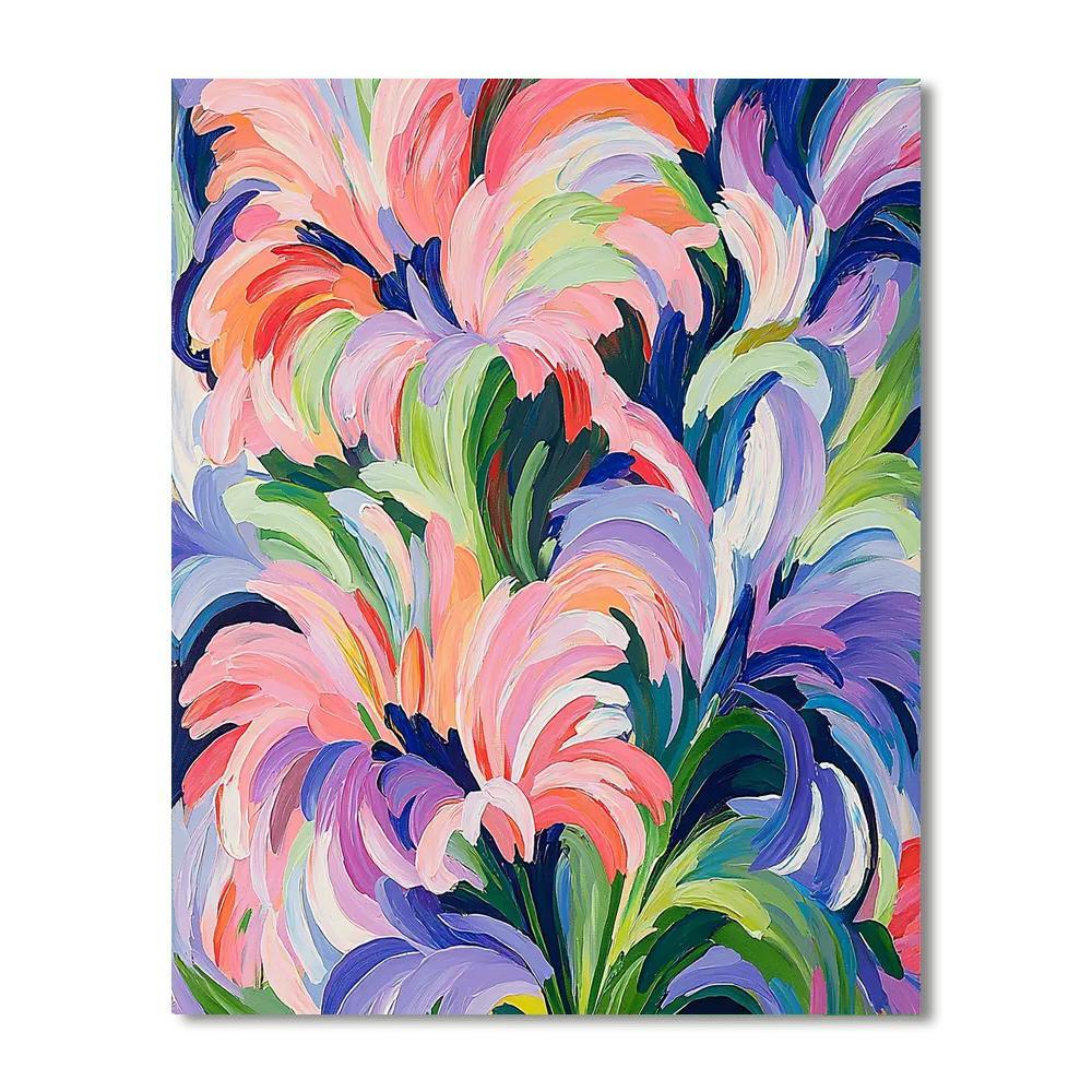 Henri Matisse Inspired Floral Vortex  DIY Paint By Numbers