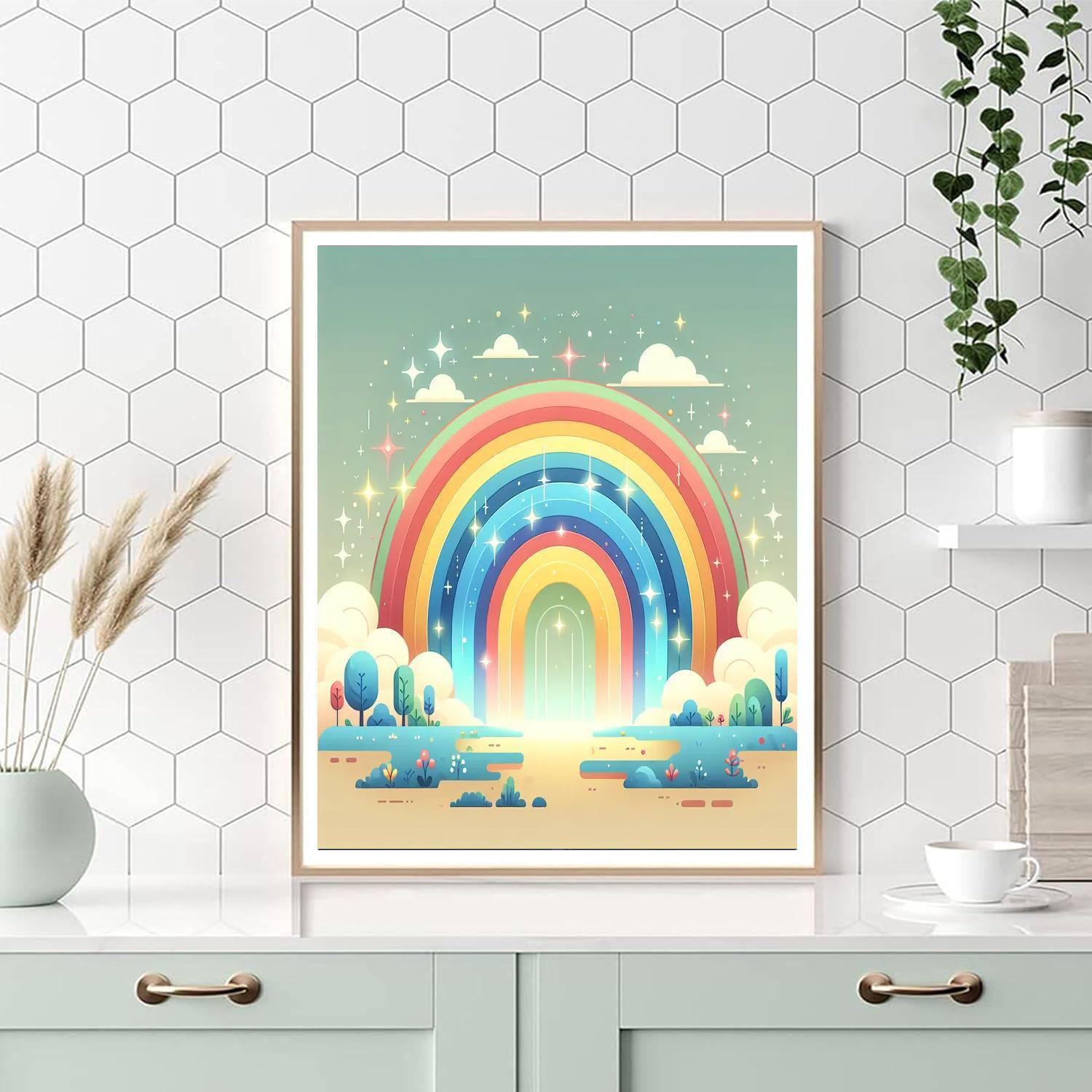 Magical Rainbow Adventure Numbered Painting Kits