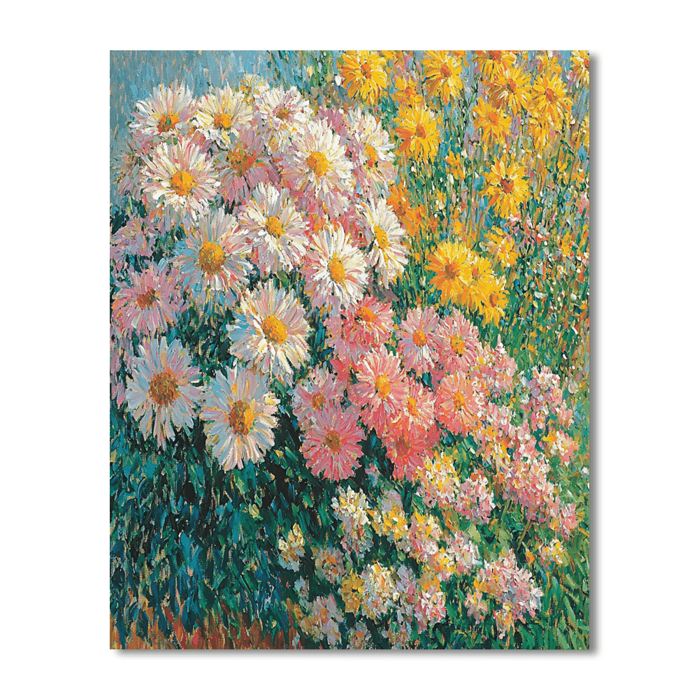 Claude Monet Inspired Blooming Still Life  Paint By Numbers Kits