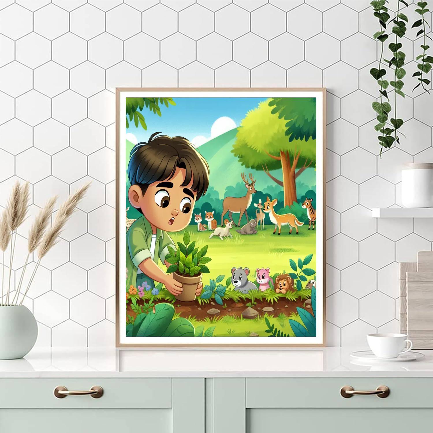 Eco-adventure Quest DIY Paint By Numbers