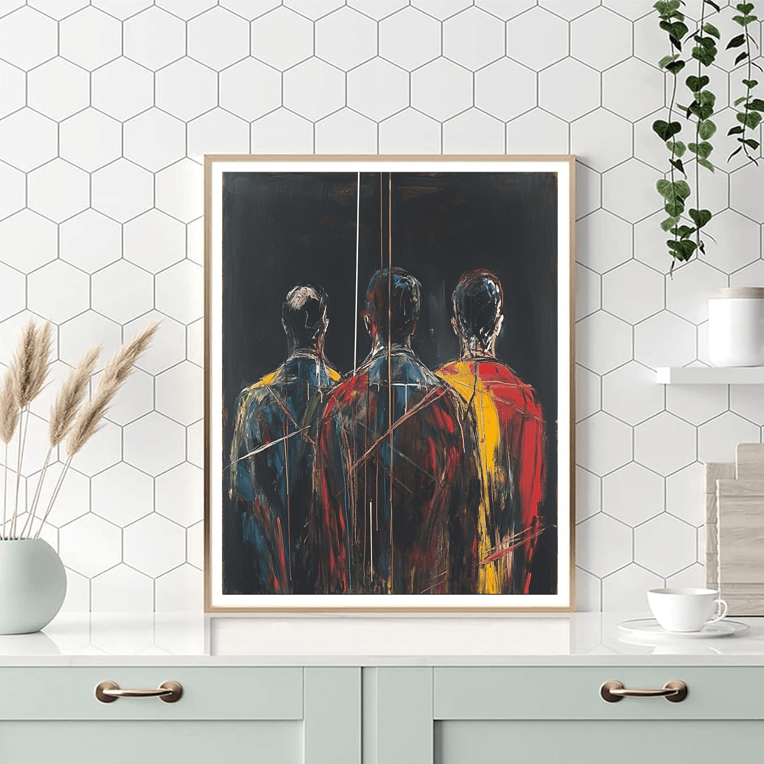 Francis Bacon Inspired Bacon's Reflective Echoes  Painting By Numbers Kit