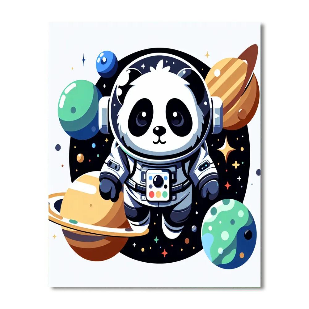 Galaxy Panda Expedition Paint By Color