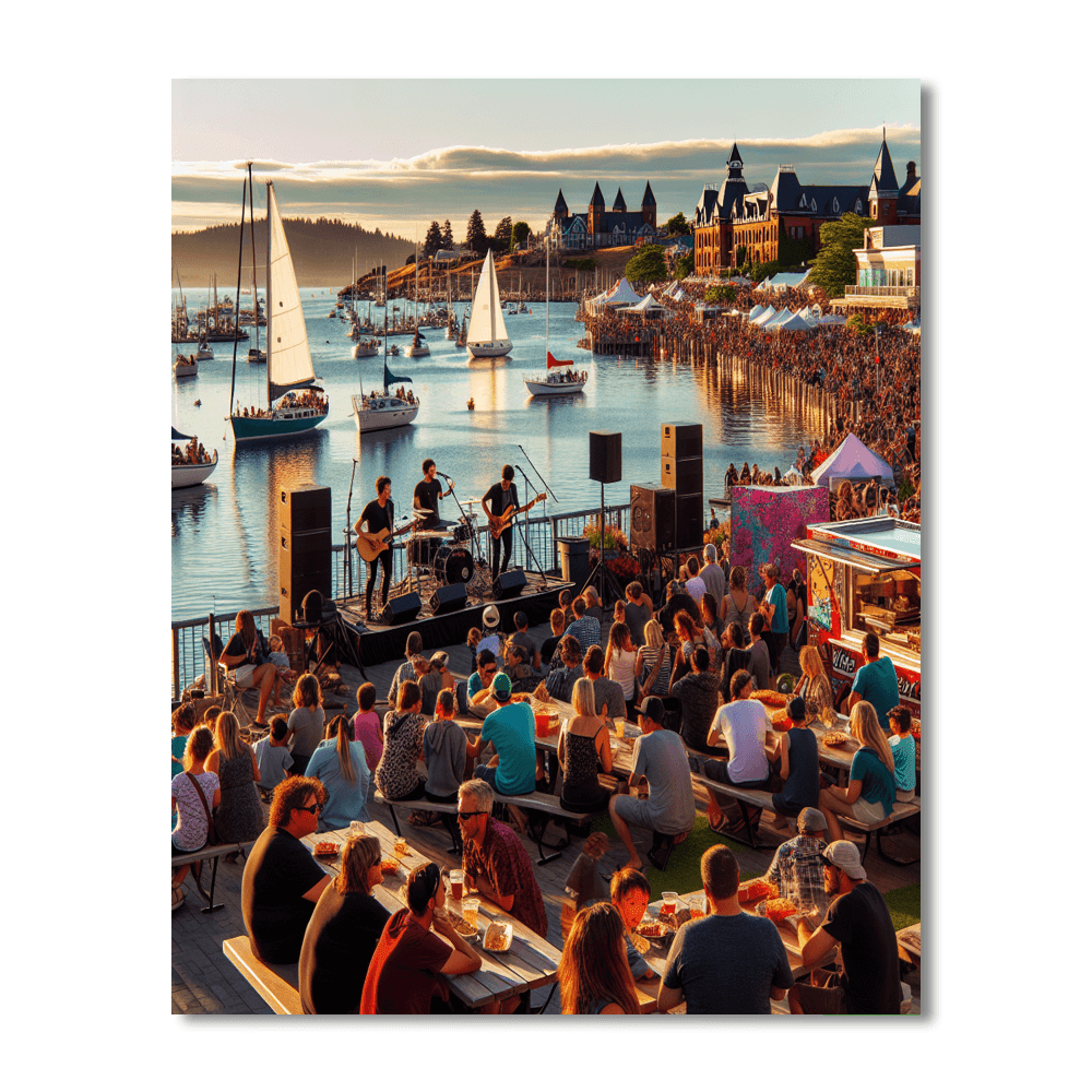 Harbourfest - Victoria, Canada DIY Paint By Numbers