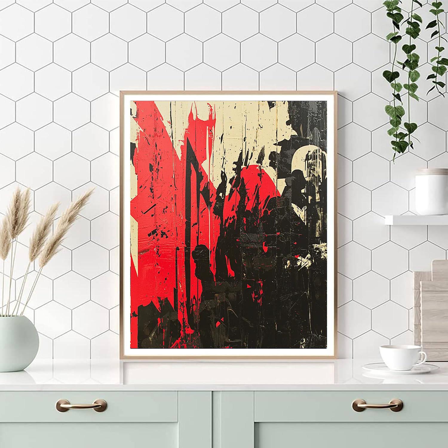 Banksy Inspired Forgotten Voices  DIY Paint By Numbers