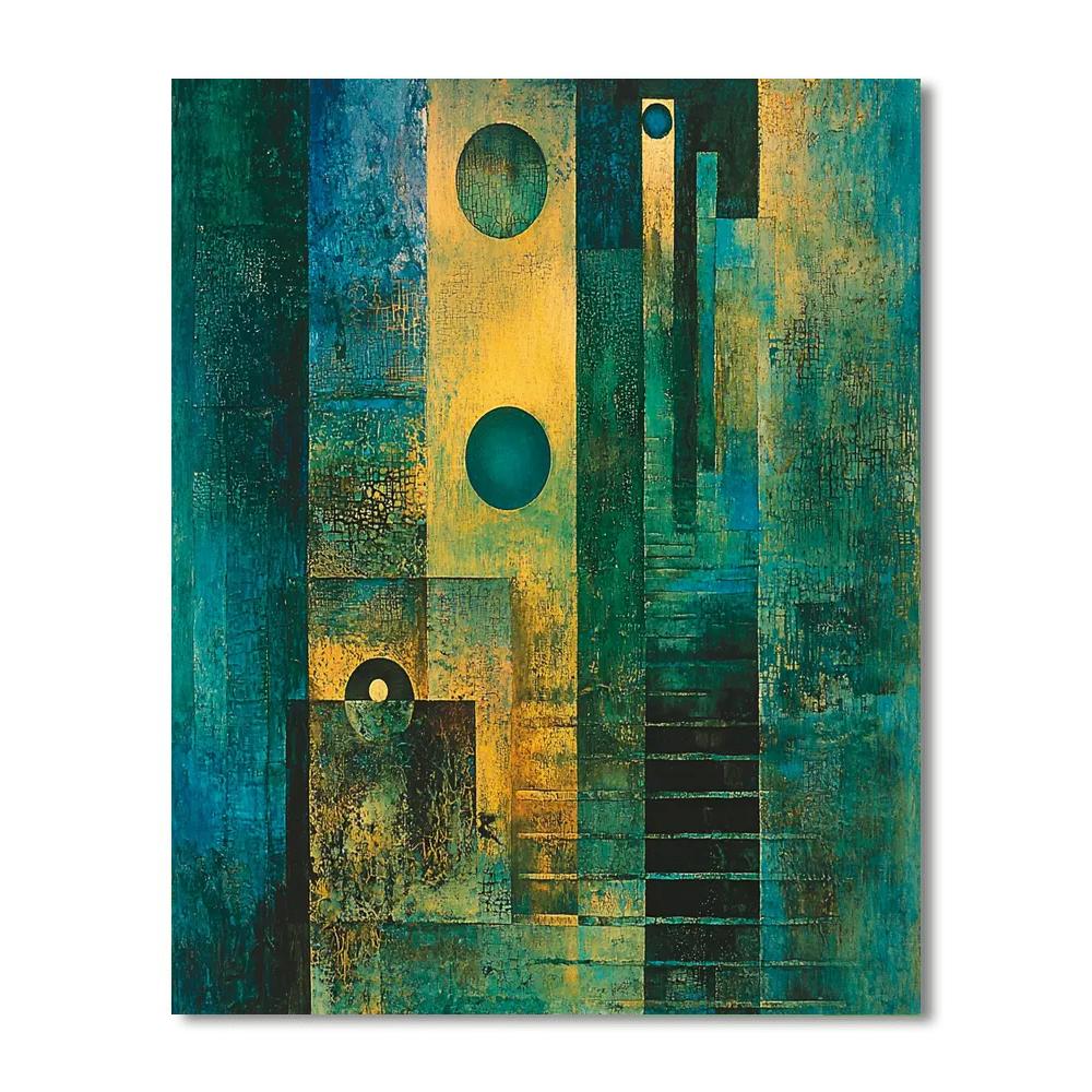 Max Ernst Inspired Layers Of Enchantment  Paint By Numbers Kits