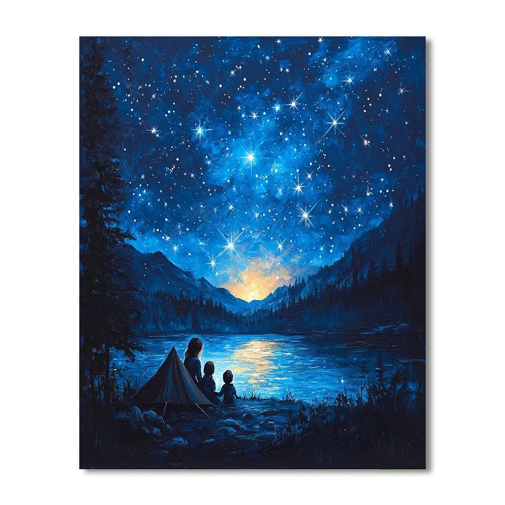 Under A Canopy Of Stars Paint By Numbers