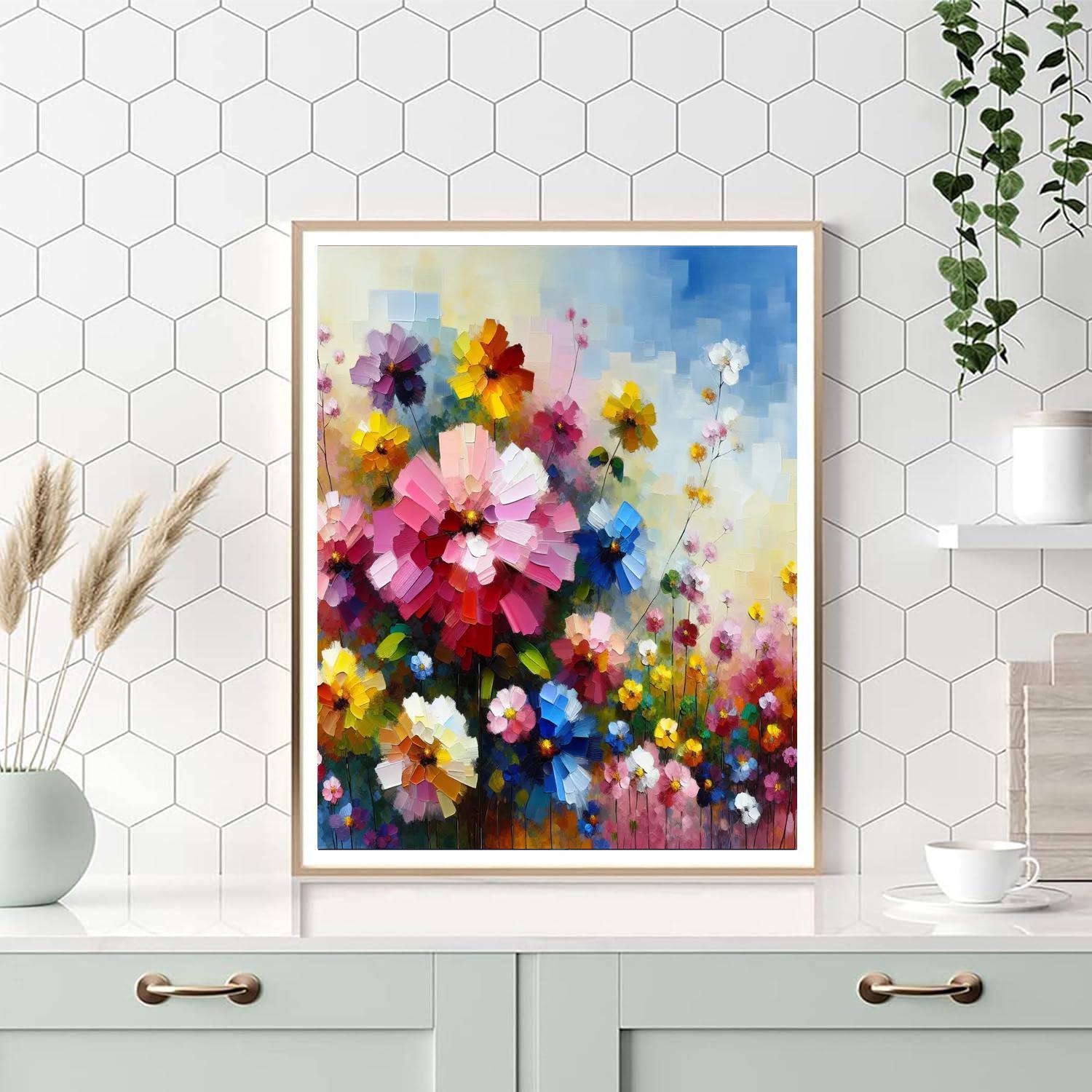 Dancing With Flowers Paint By Number