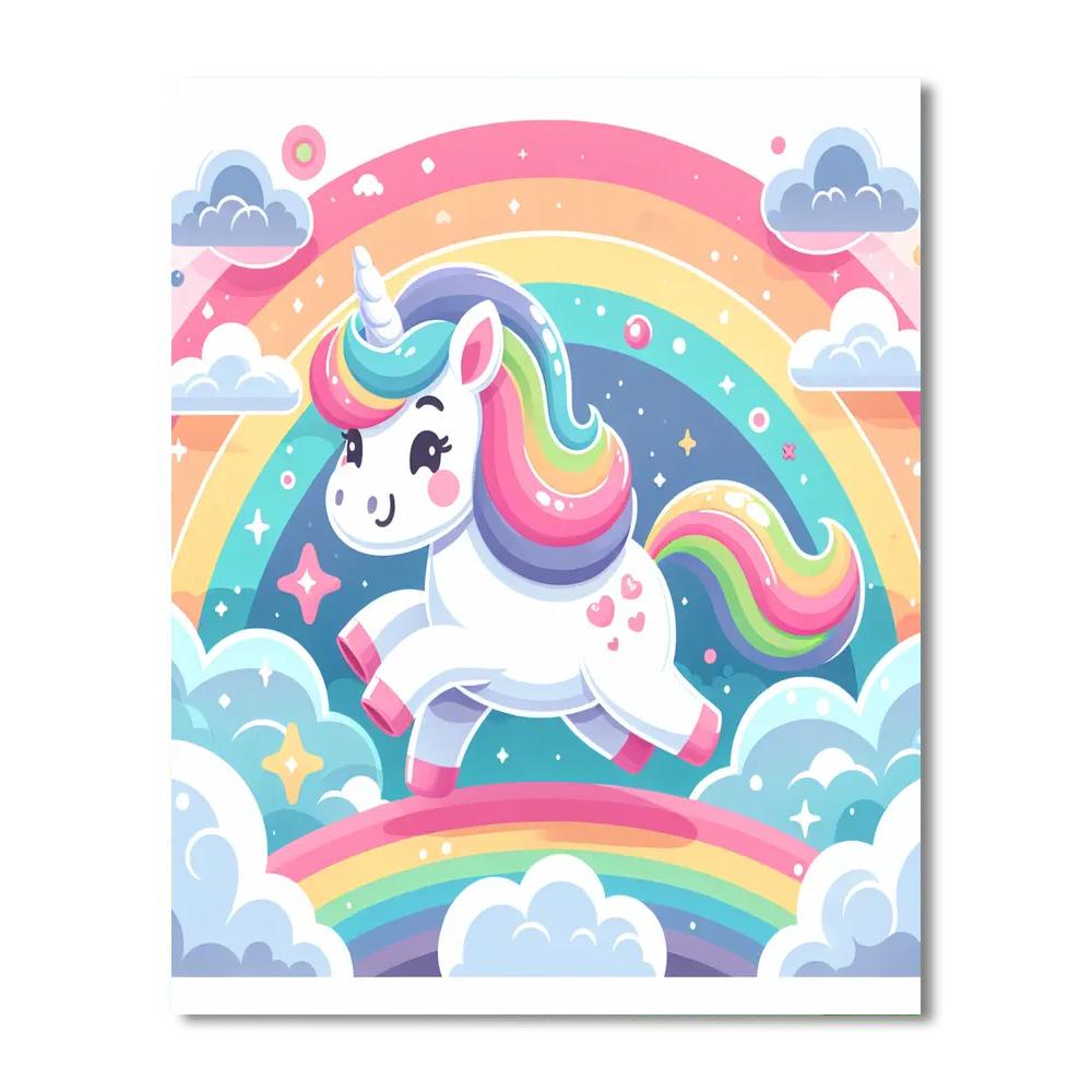 Magic Unicorn Adventure Numbered Painting Kits