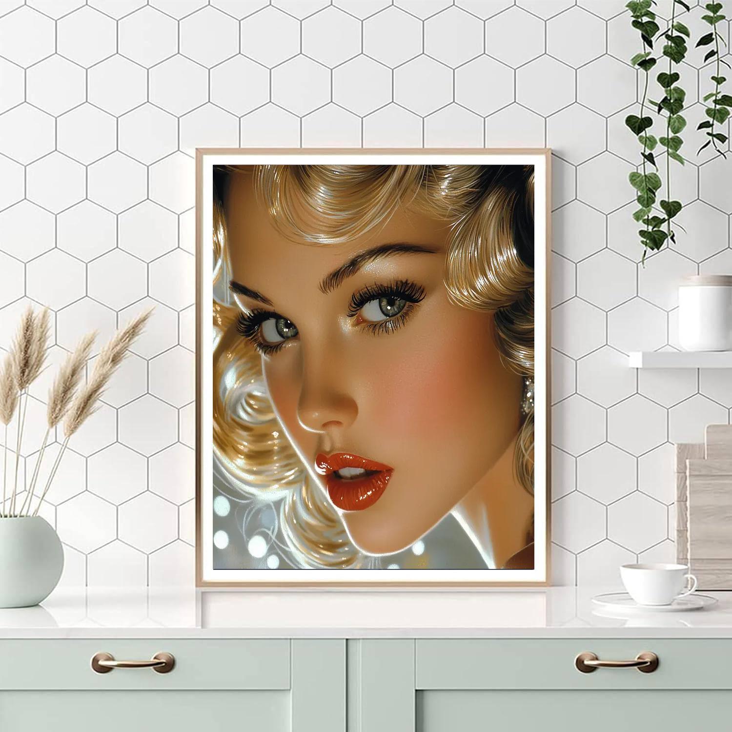 Tamara De Lempicka Inspired Vintage Hollywood Glamour  Paint By Numbers