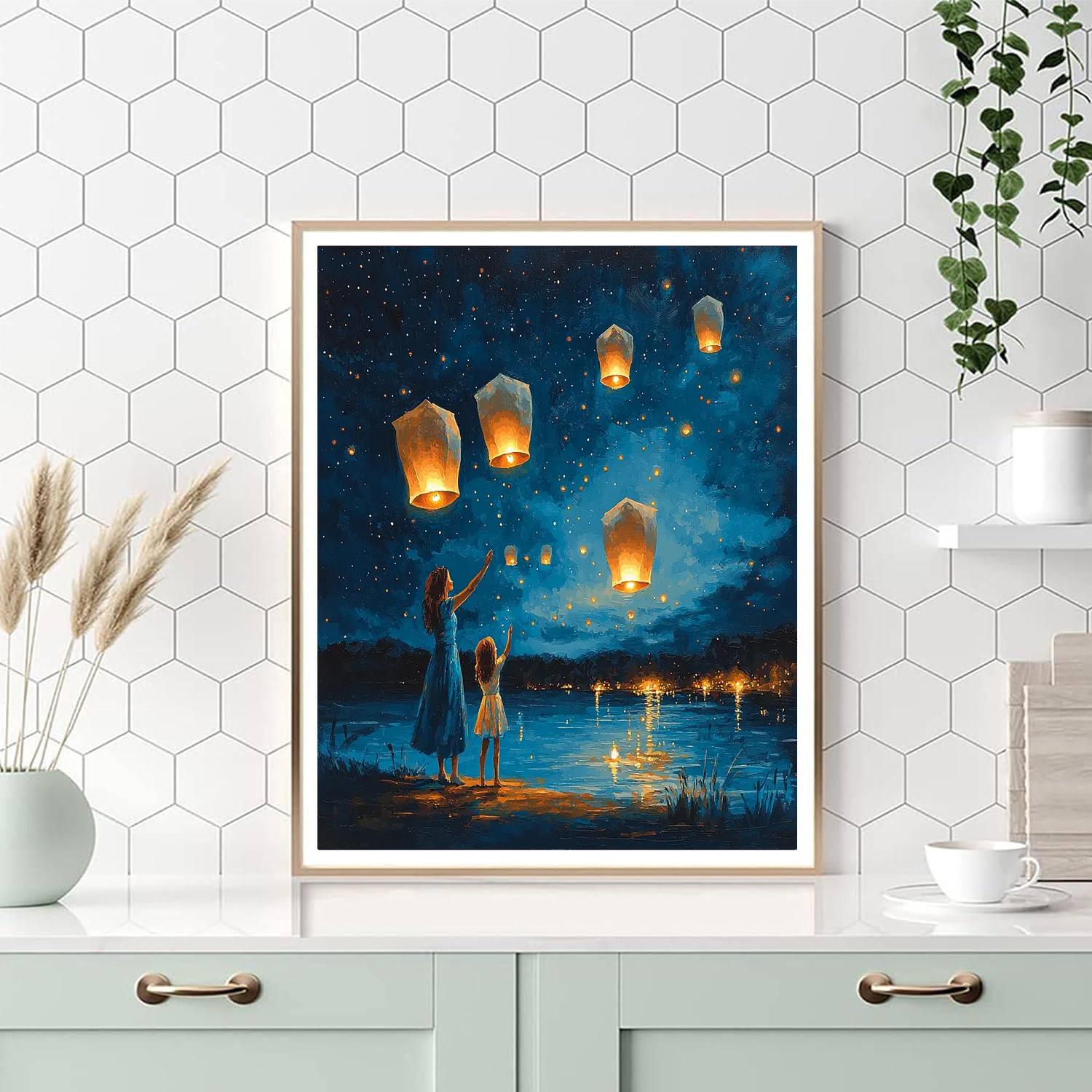 Love's Gentle Winds Numbered Painting Kits