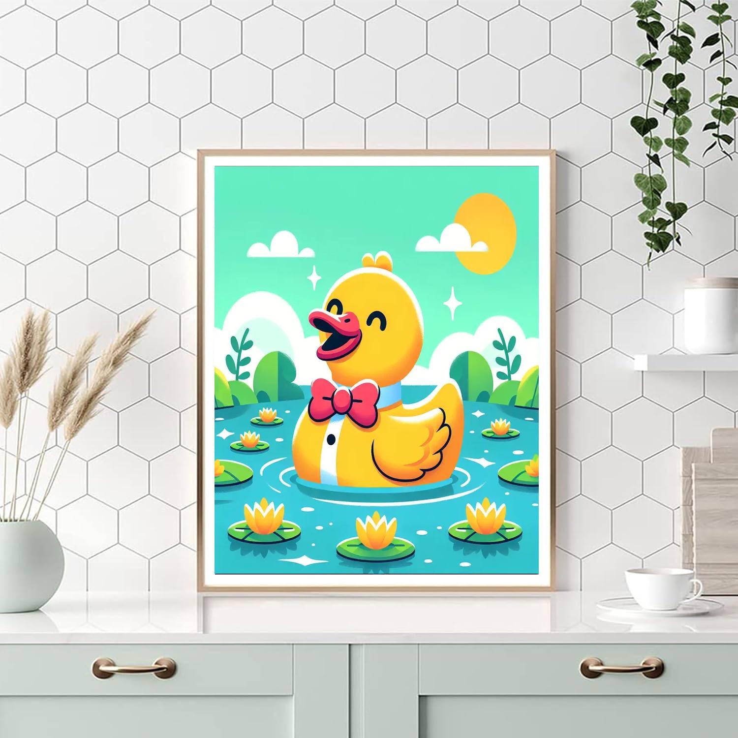 Dapper Duck Painting Number Kit