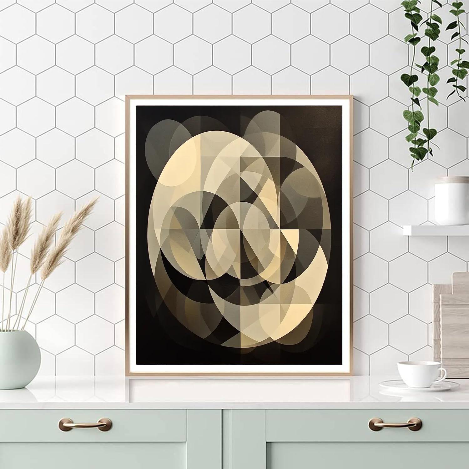 Kazimir Malevich Inspired Visions Of Space  Number Painting