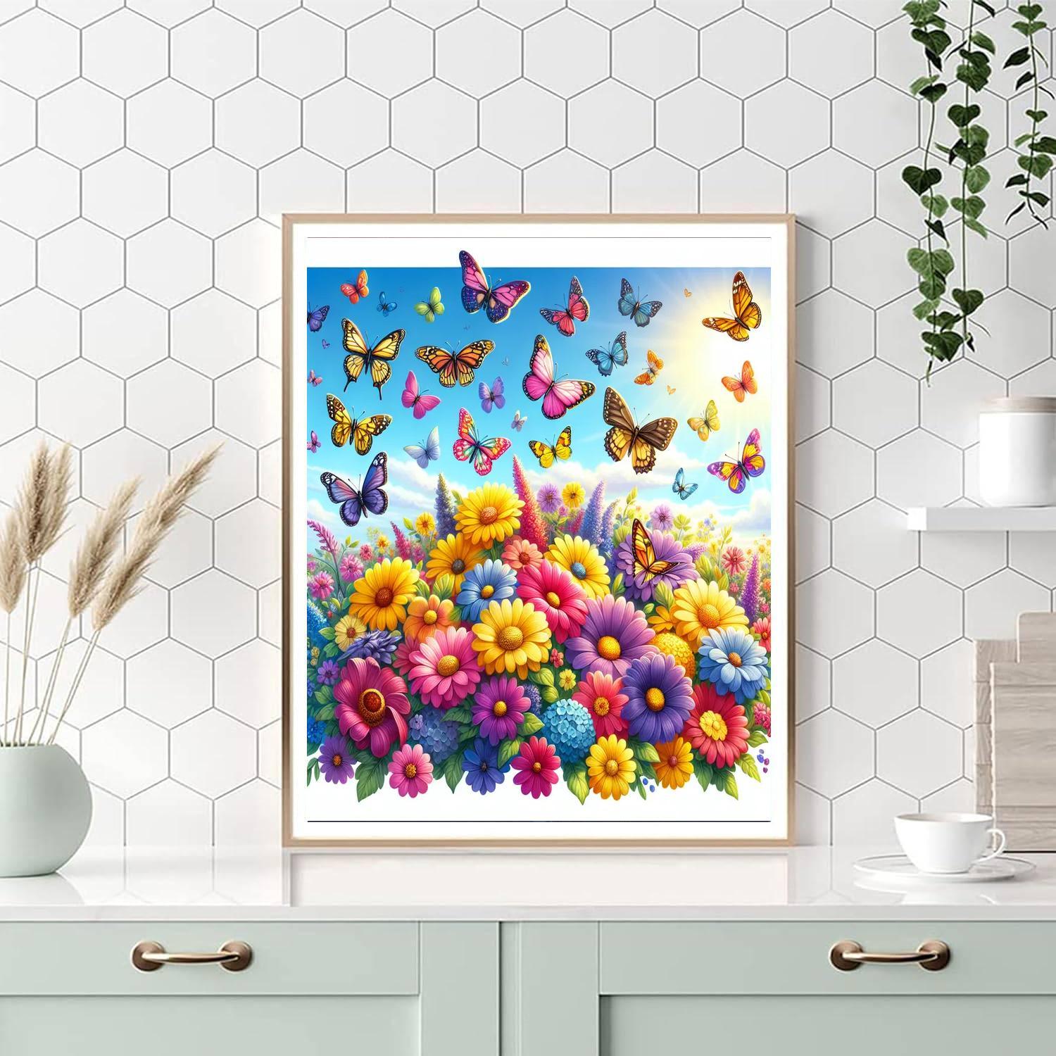 Fantasy Butterfly Haven DIY Paint By Numbers