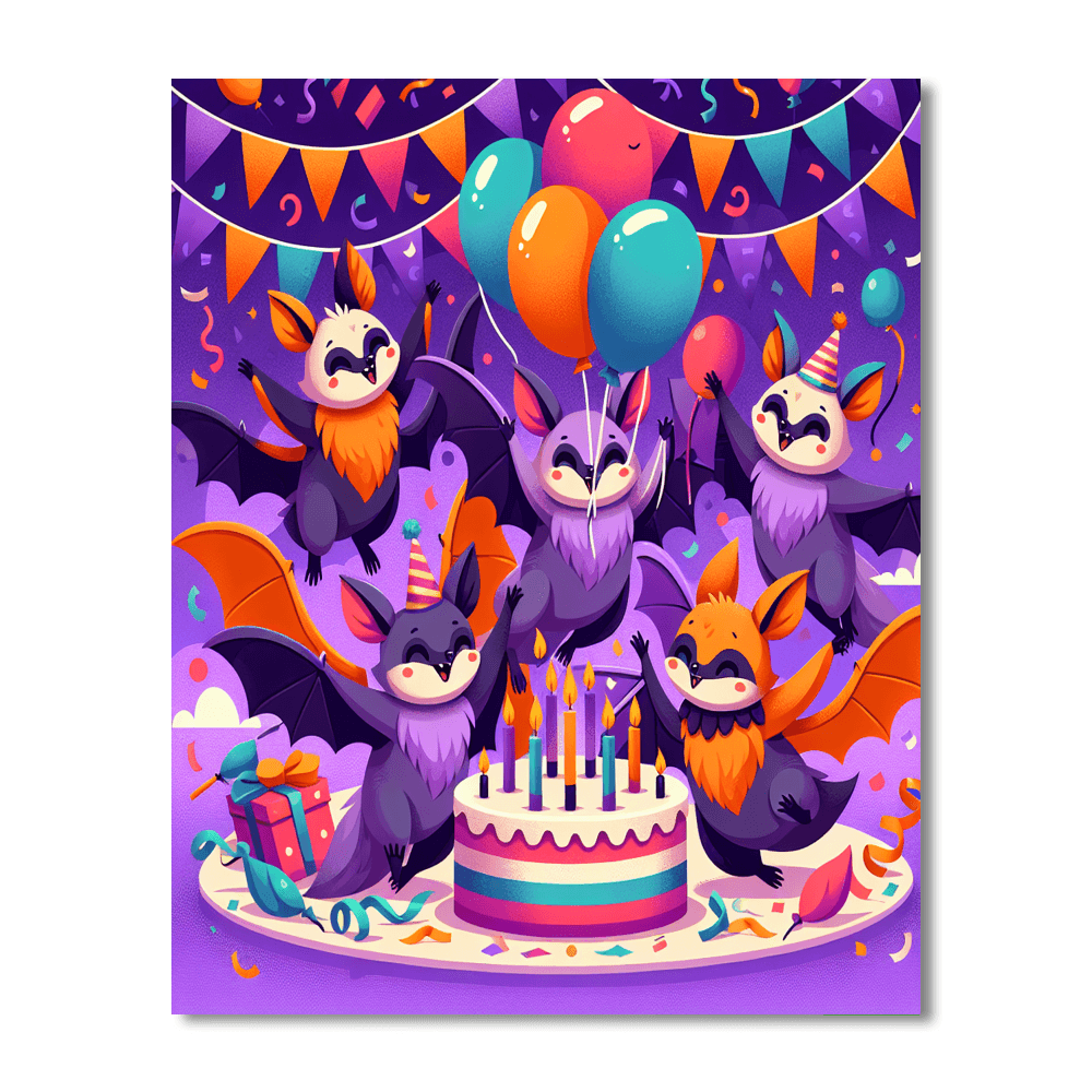 Flying Fox Fiesta Number Painting