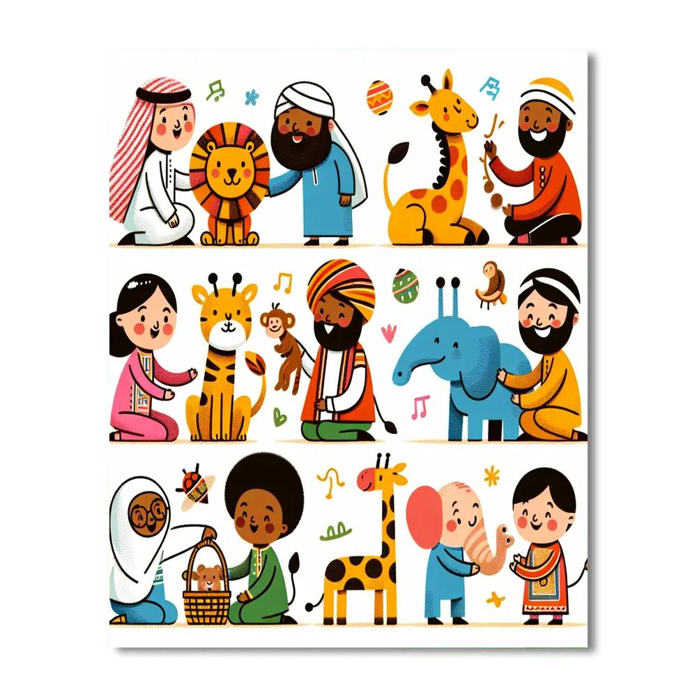 Doodle Zoo Number Painting