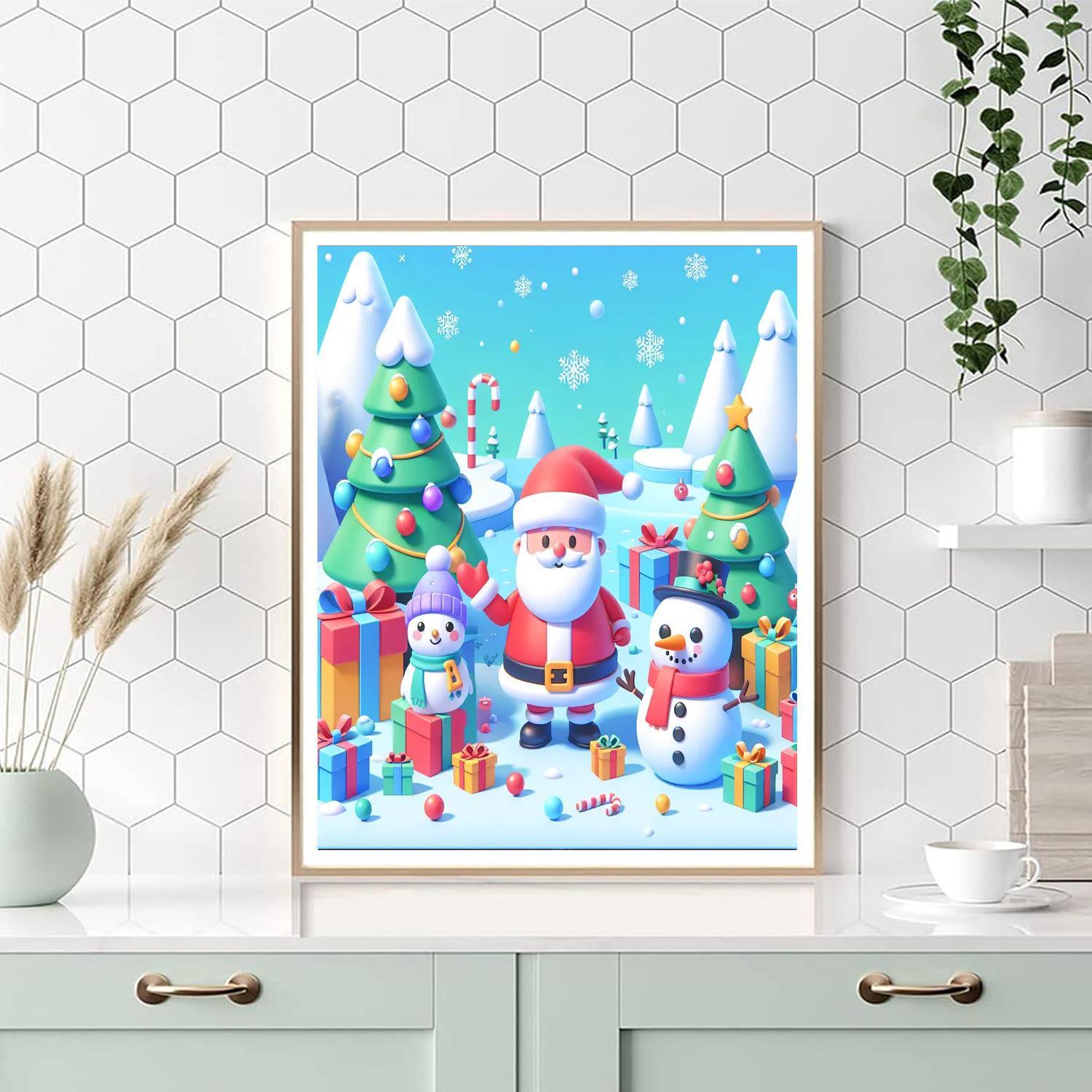Merry Christmas Cheer Numbered Painting Kits