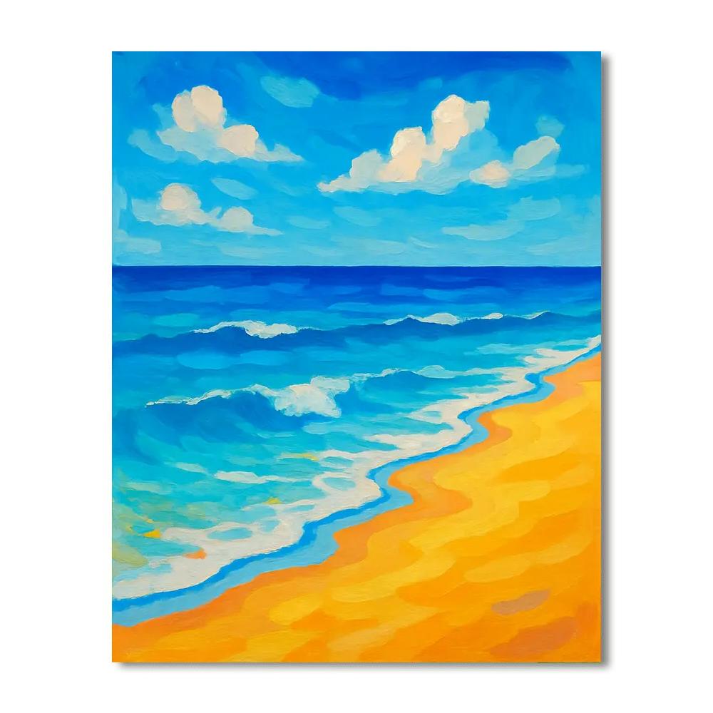 Beachside Tranquility Numbered Painting Kits