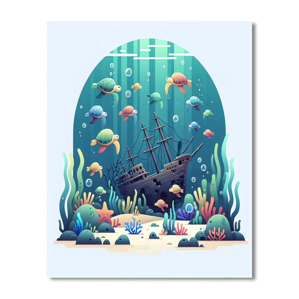 Ocean's Secrets Discovery Paint By Color