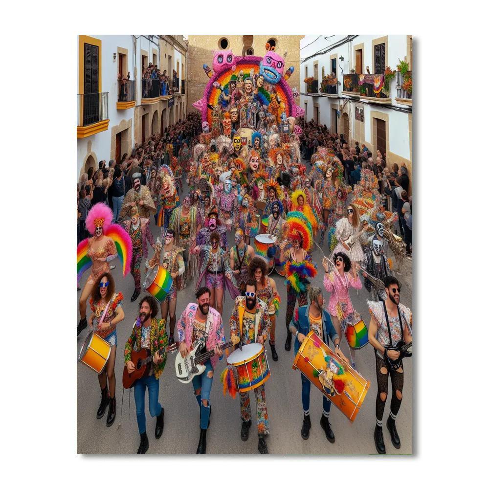 Alcázar Carnival - Spain Paint By Numbers Art