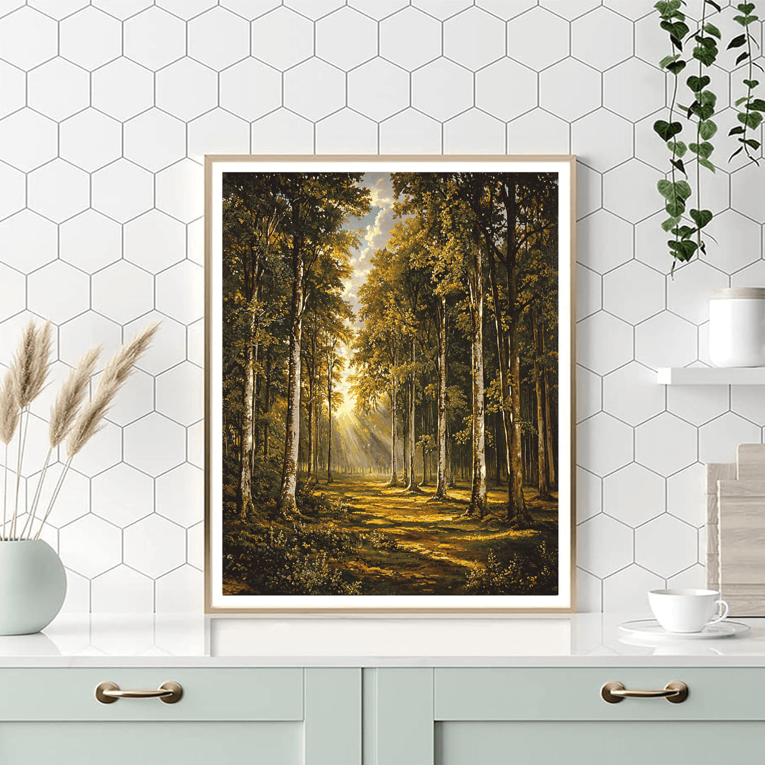 John Constable Inspired Majestic Forest Spirits  Paint By Numbers Art