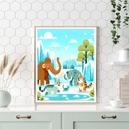 Ice Age Wonders Paint By Number